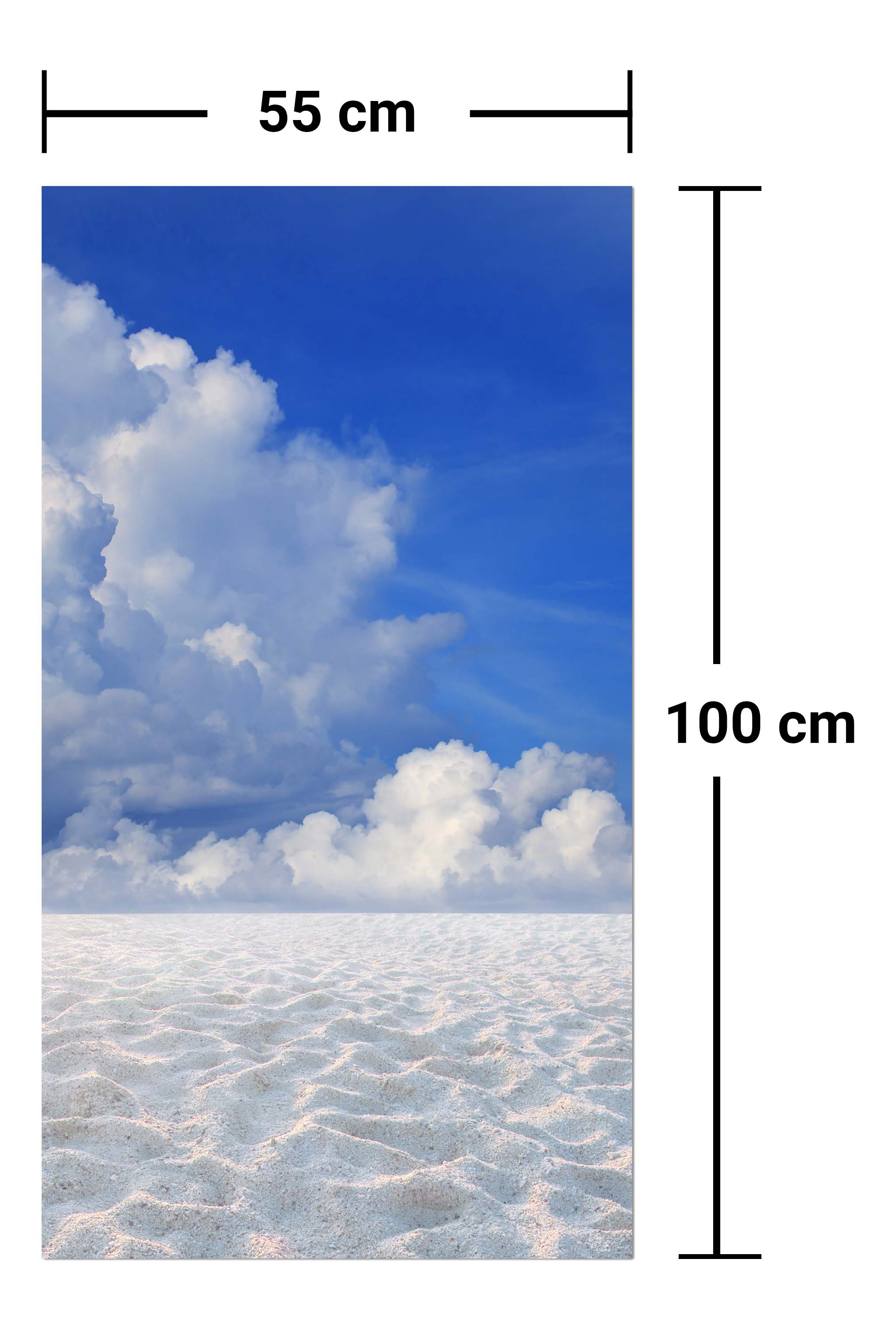 Garderobe Sand Landschaft mit einem blauen Himmel M0891 entdecken - Bild 7