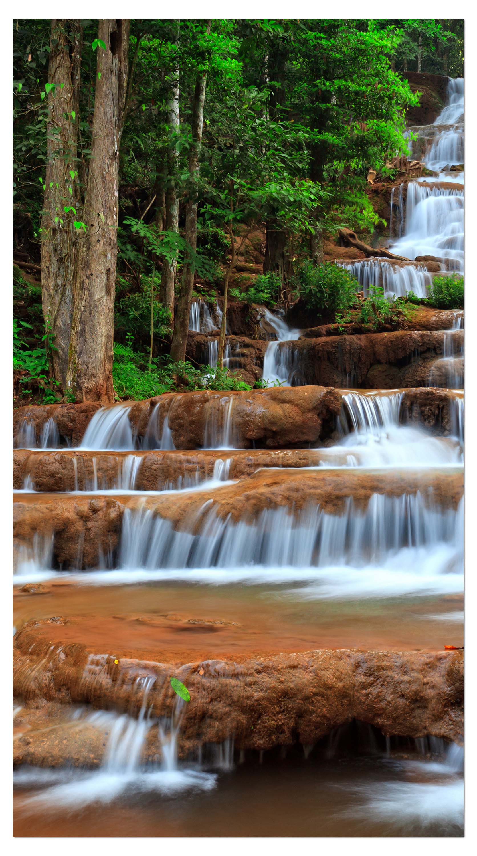 Garderobe Wasserfall im Wald.Thailand M0894 entdecken - Bild 4