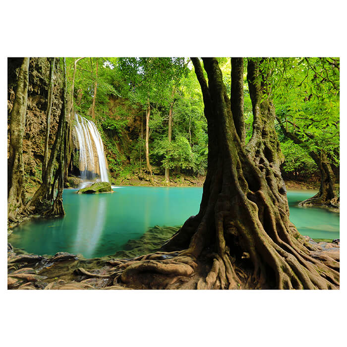 Fototapete Landschaft von Thailand mit Wasserfall M0901 - Bild 2