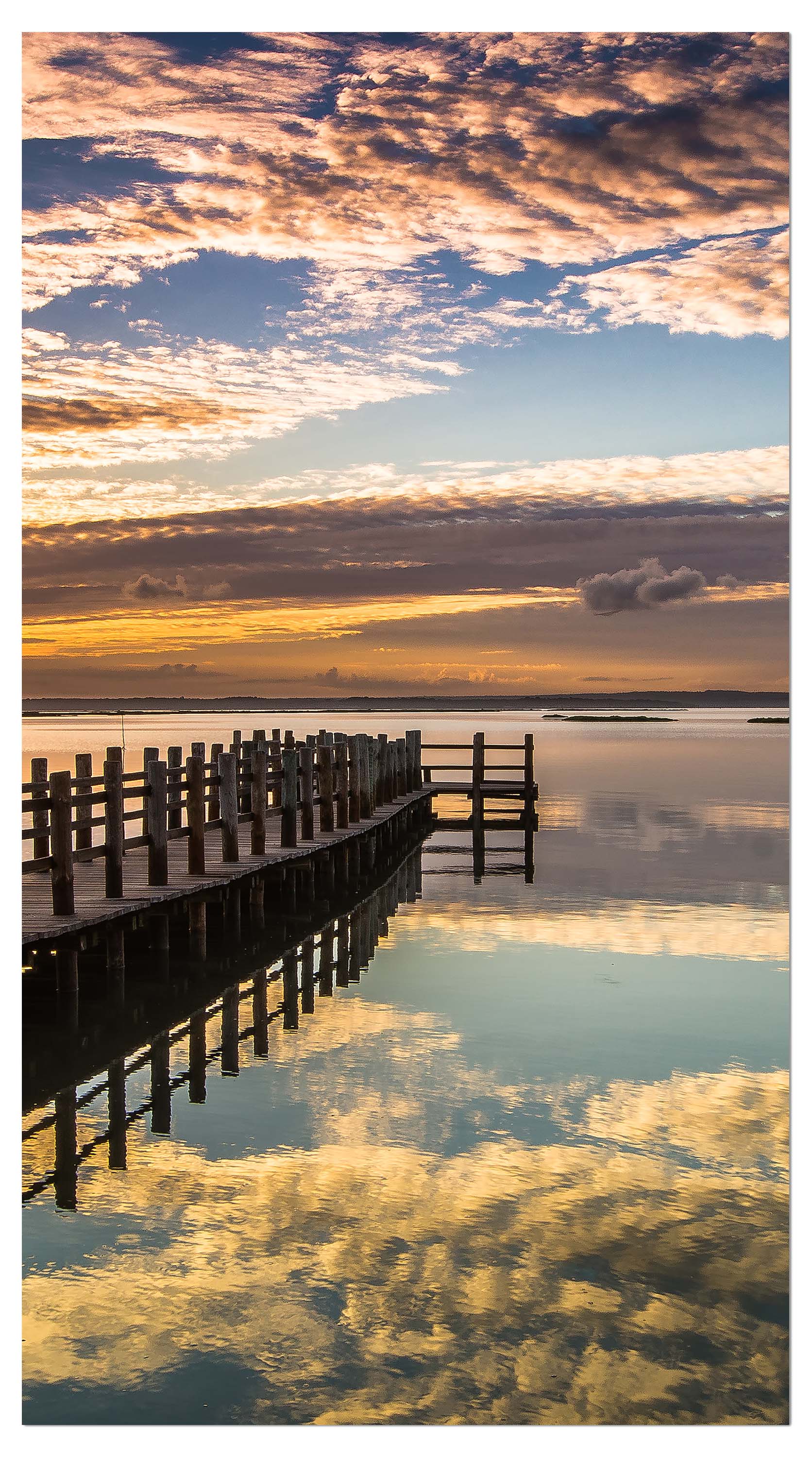 Garderobe Dock bei Sonnenuntergang M0903 entdecken - Bild 4