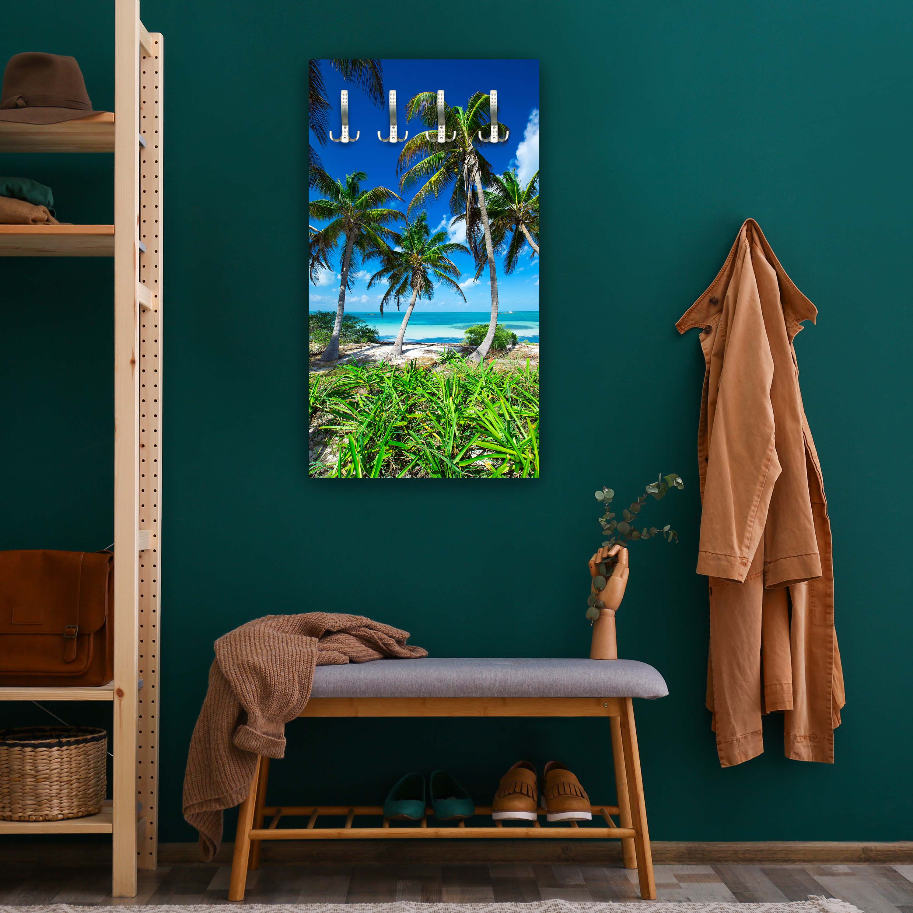 Garderobe Palmen an einem tropischen Strand M0914 entdecken - Bild 3