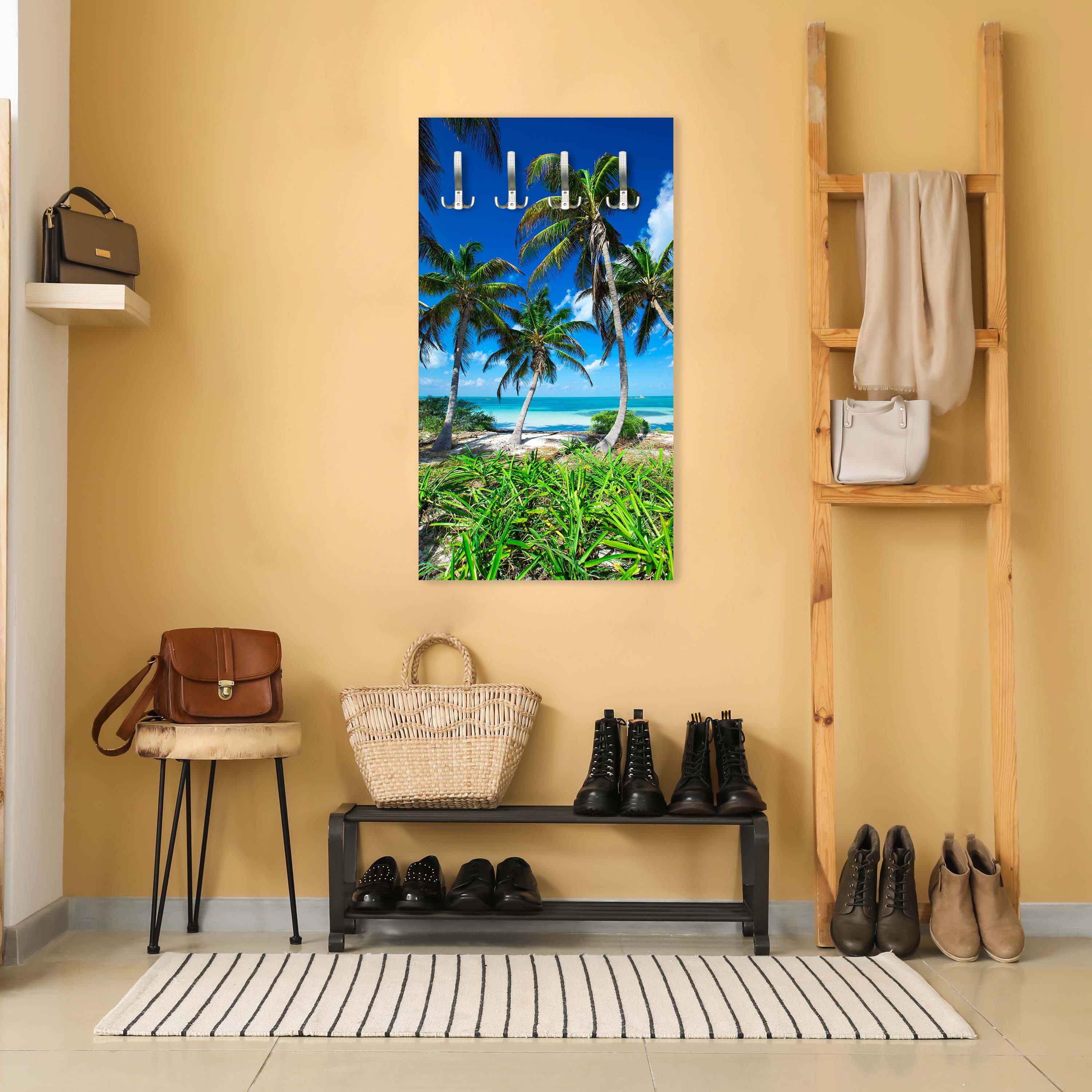Garderobe Palmen an einem tropischen Strand M0914 entdecken - Bild 5