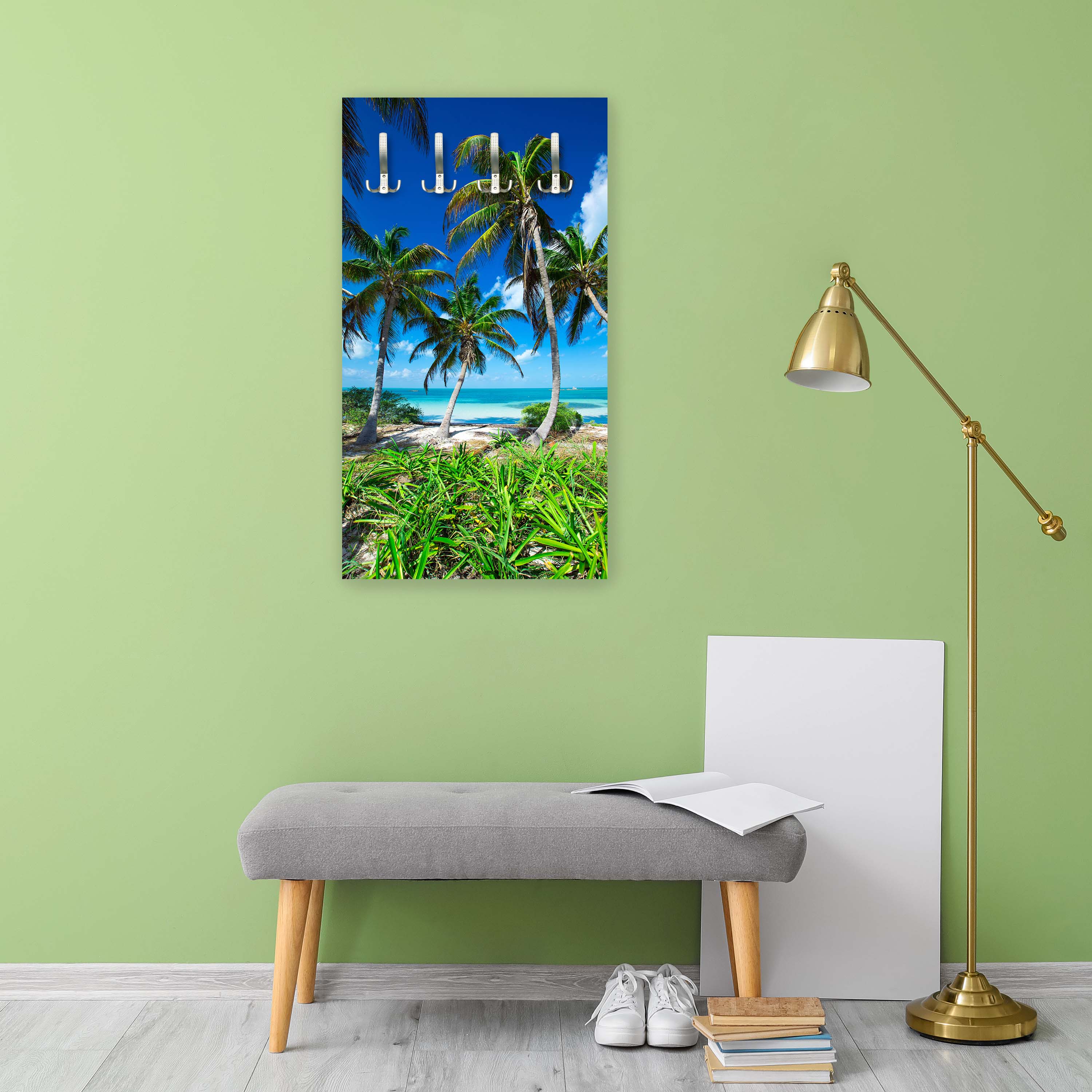 Garderobe Palmen an einem tropischen Strand M0914 entdecken - Bild 6