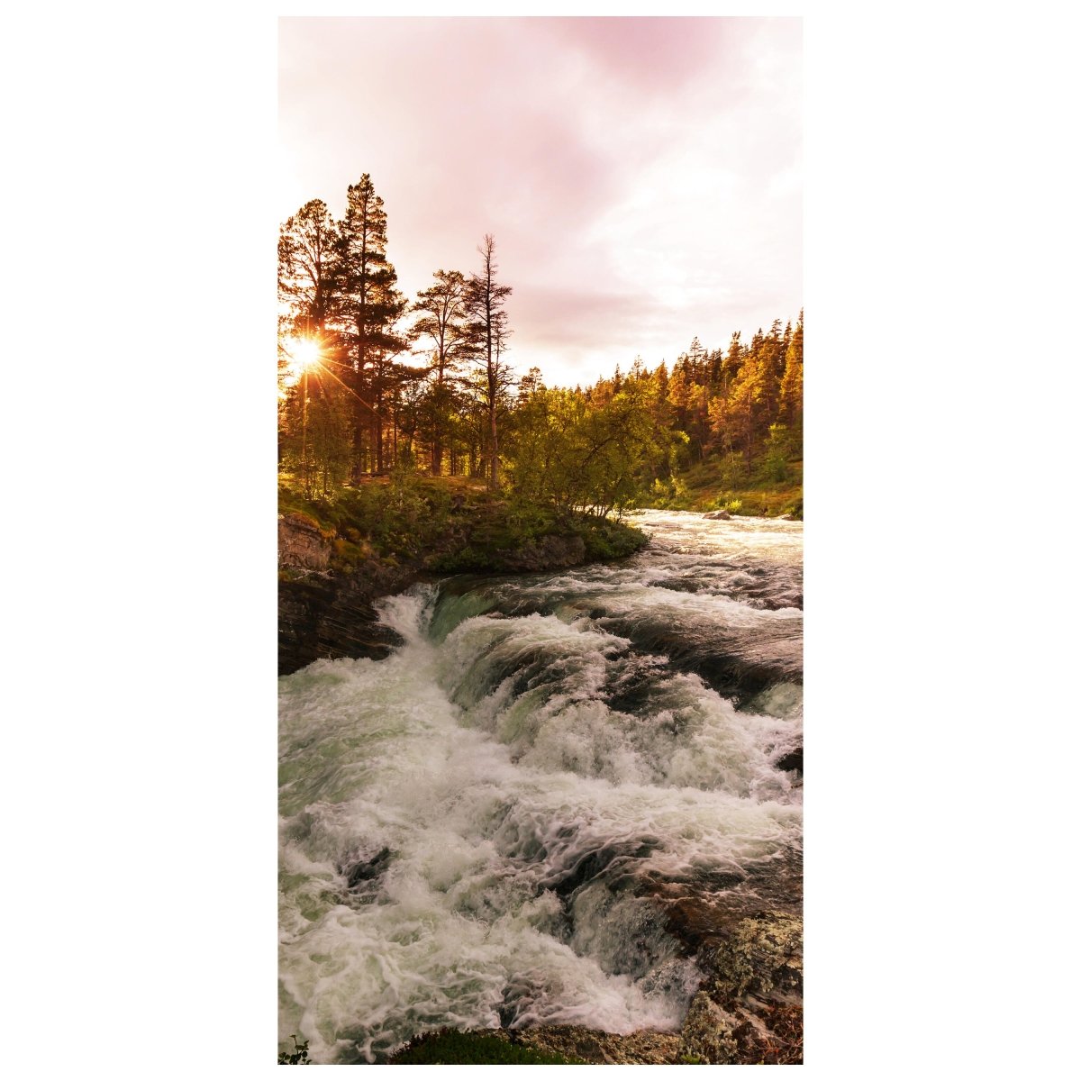 Türtapete Fluss in Norwegen M0916 - Bild 2