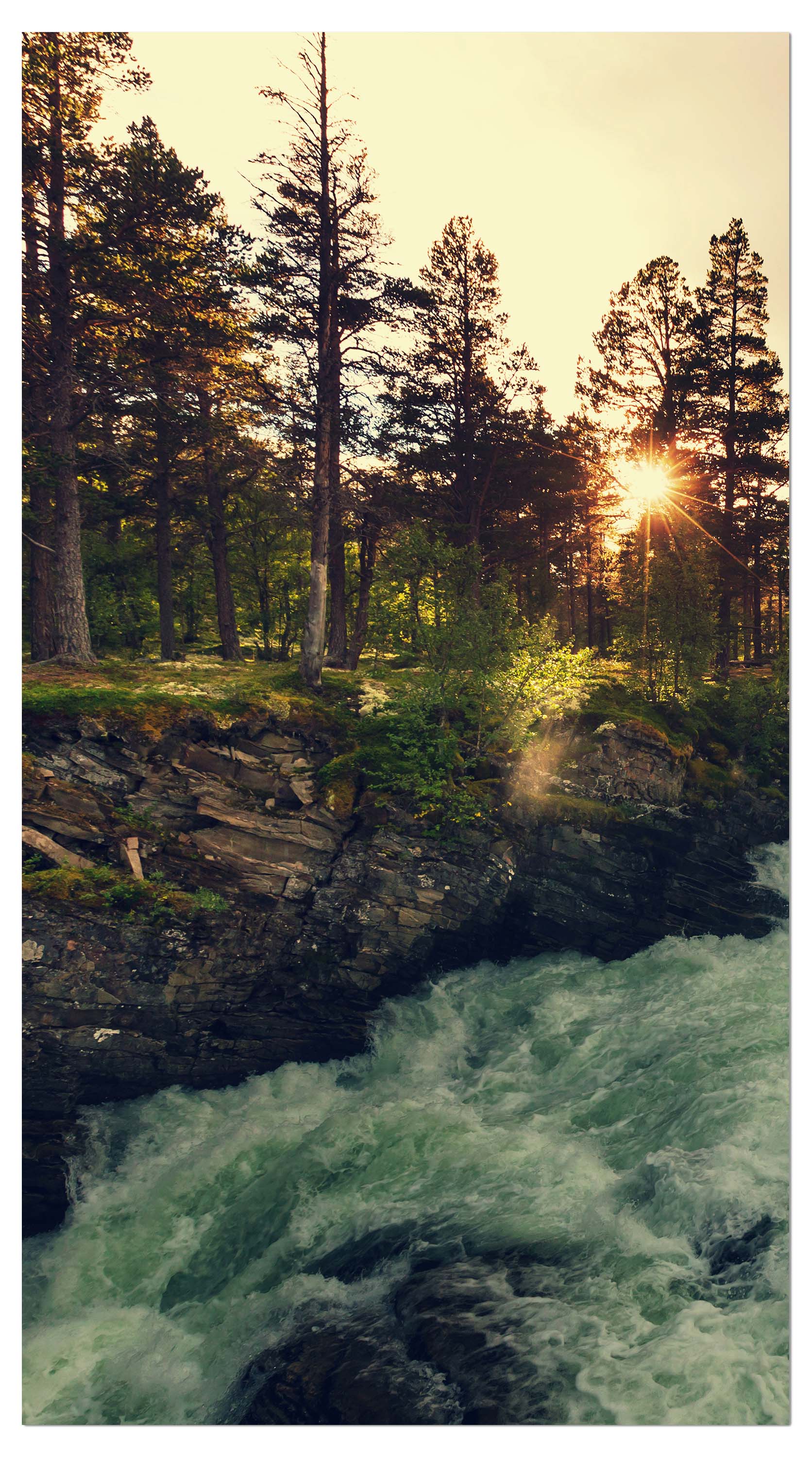 Garderobe Sonnenuntergang, Fluss in Norwegen M0917 entdecken - Bild 4