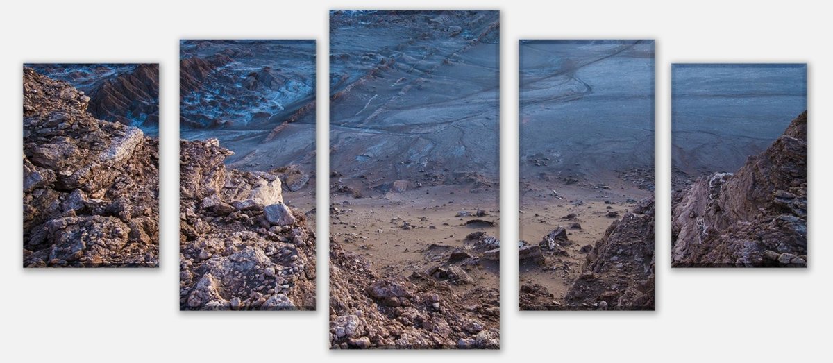 Leinwandbild Mehrteiler Vallée de la Lune, Atacama, Chile M0918 entdecken - Bild 1