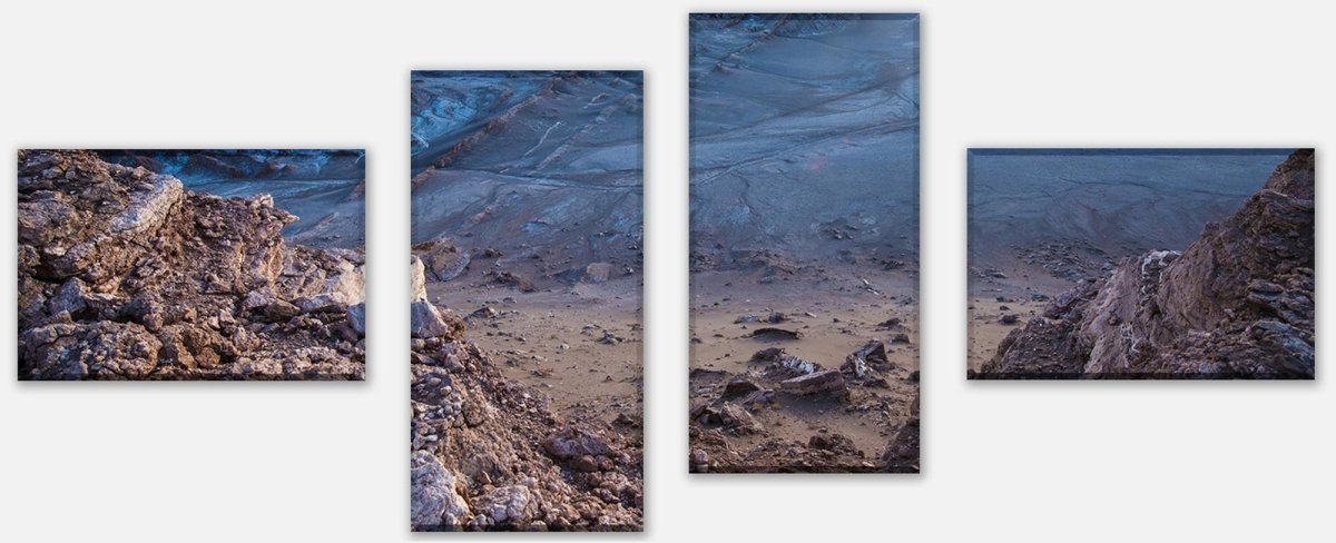 Leinwandbild Mehrteiler Vallée de la Lune, Atacama, Chile M0918