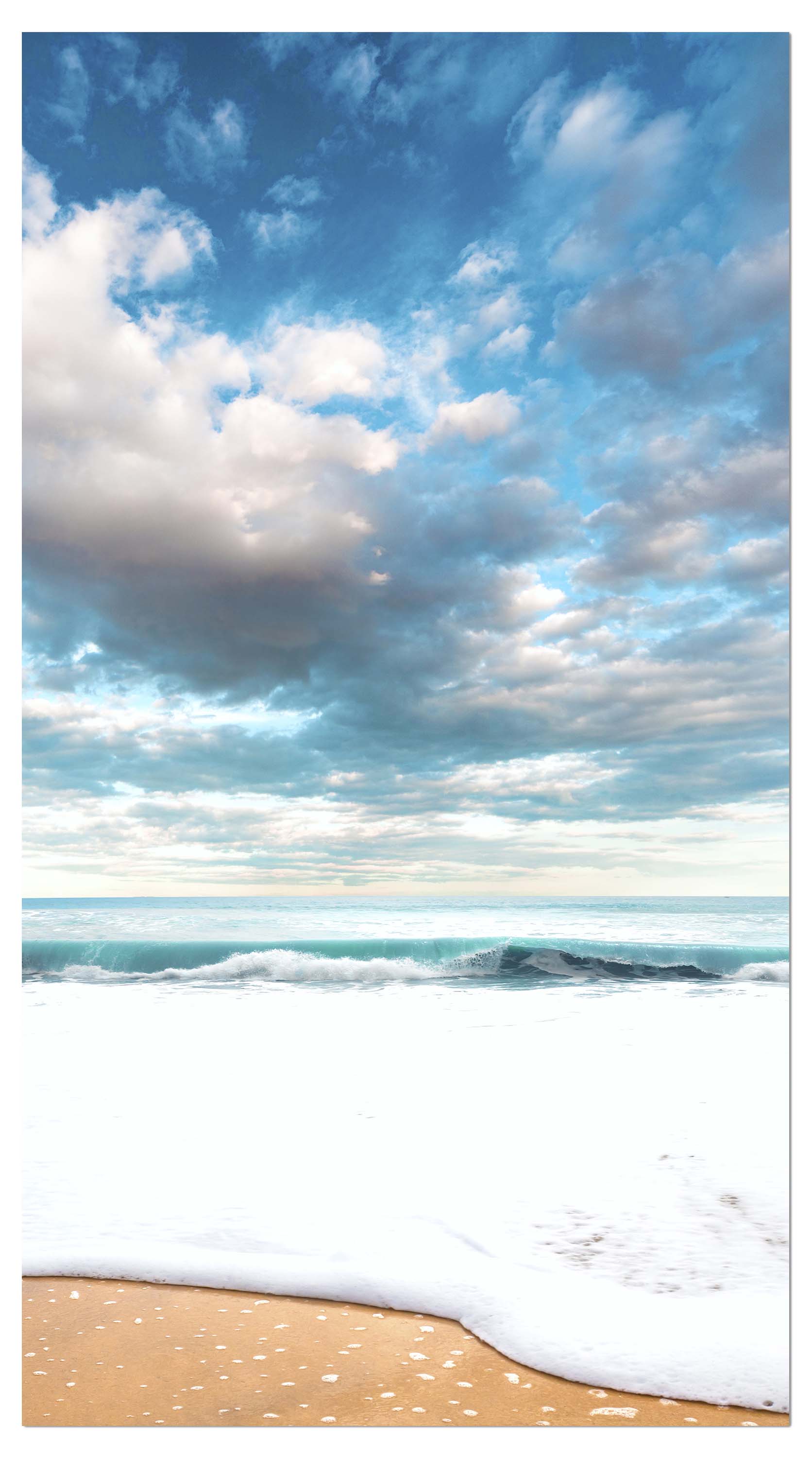 Garderobe Strand und idyllischer blauer Himmel M0925 entdecken - Bild 4