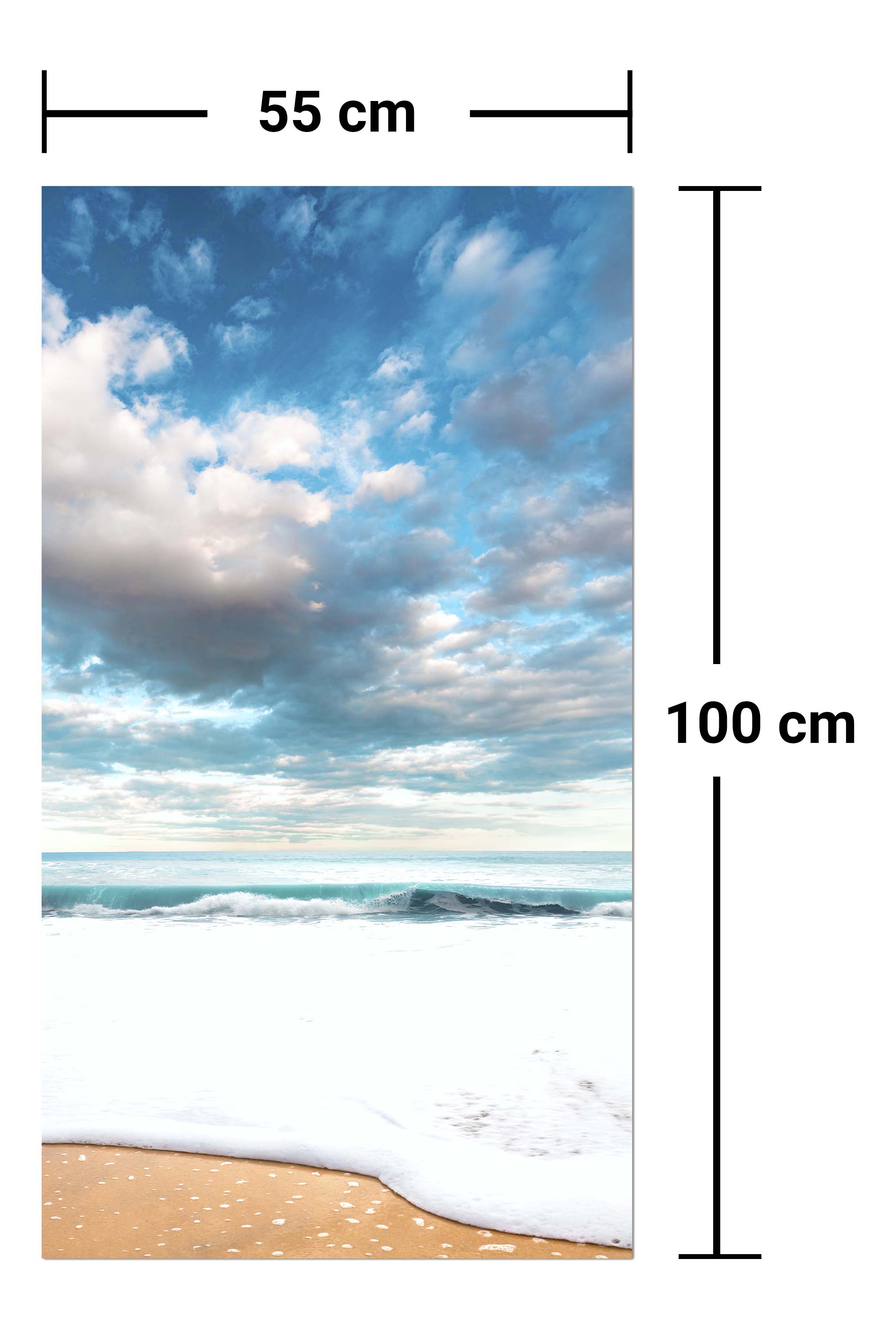 Garderobe Strand und idyllischer blauer Himmel M0925 entdecken - Bild 7