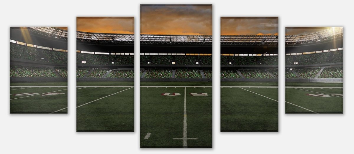 Leinwandbild Mehrteiler American Football Stadium M0930 entdecken - Bild 1