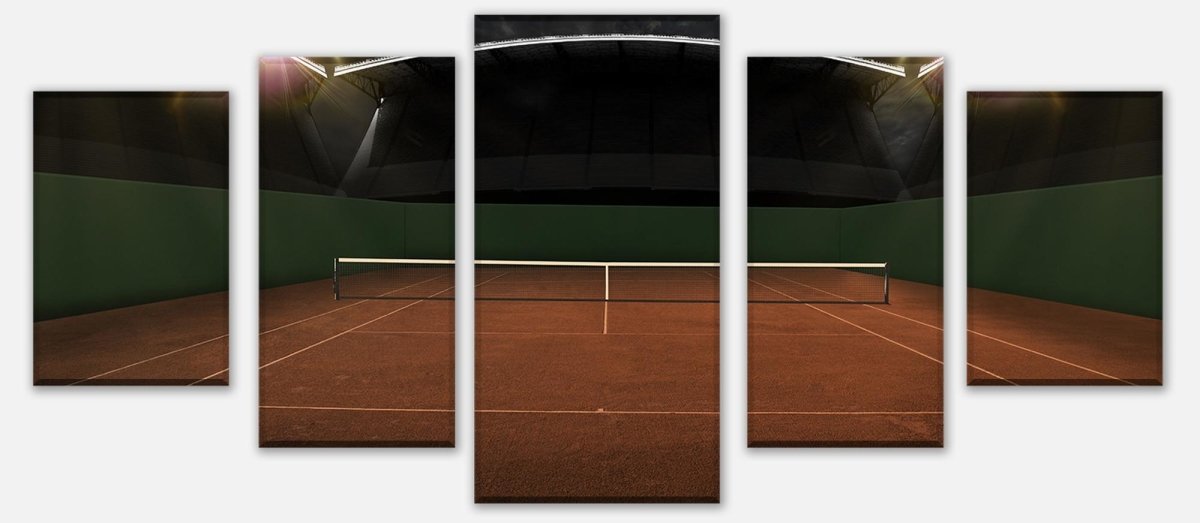 Leinwandbild Mehrteiler Tennisplatz M0931 entdecken - Bild 1