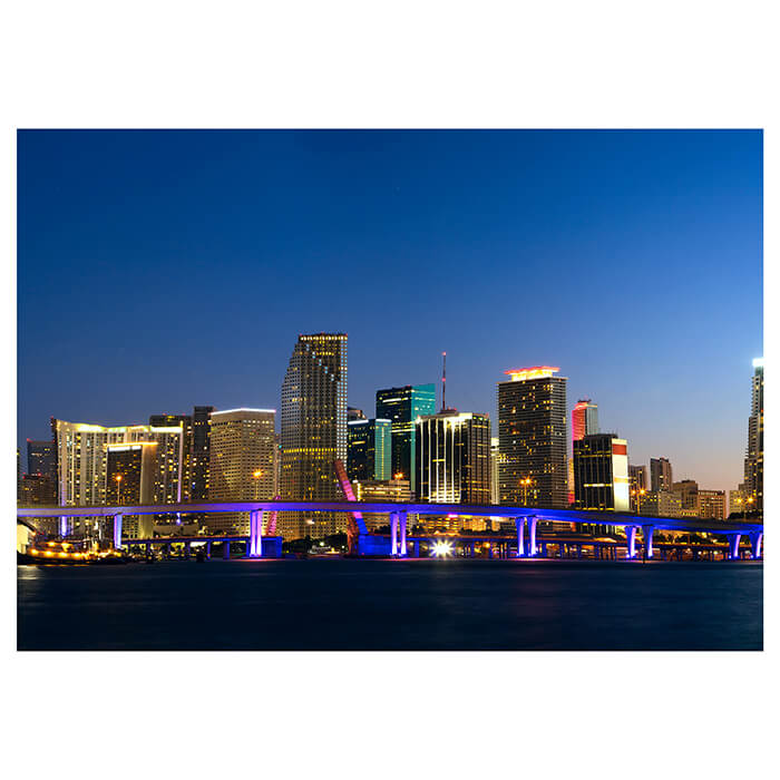 Fototapete Downtown Miami Skyline Panorama M0932 - Bild 2