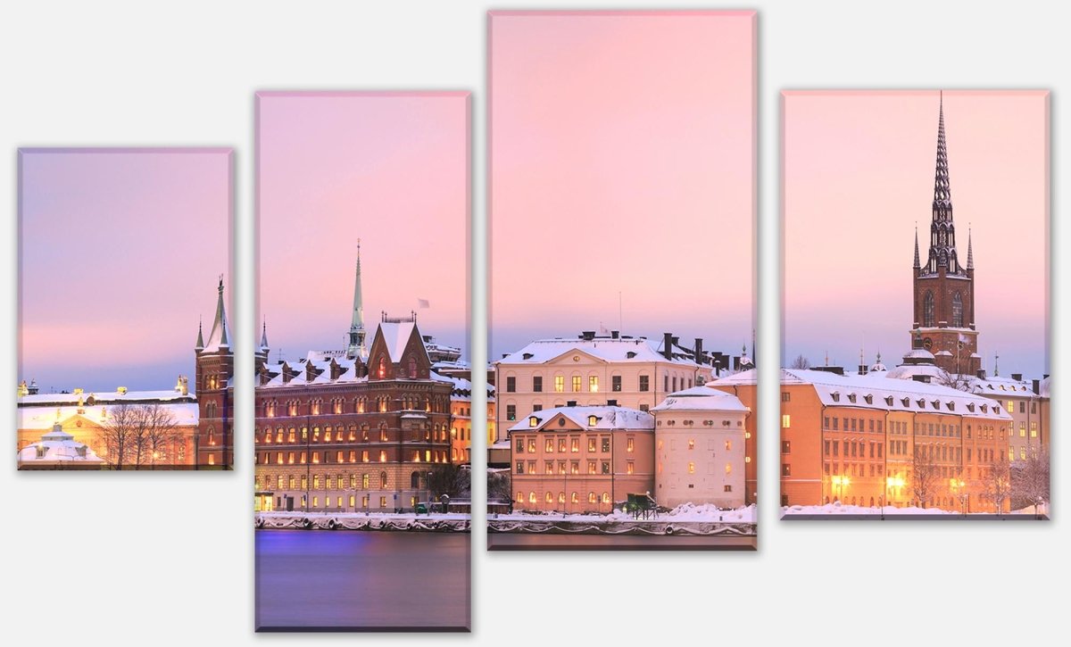 Canvas print Divider Stockholm Panorama M0933