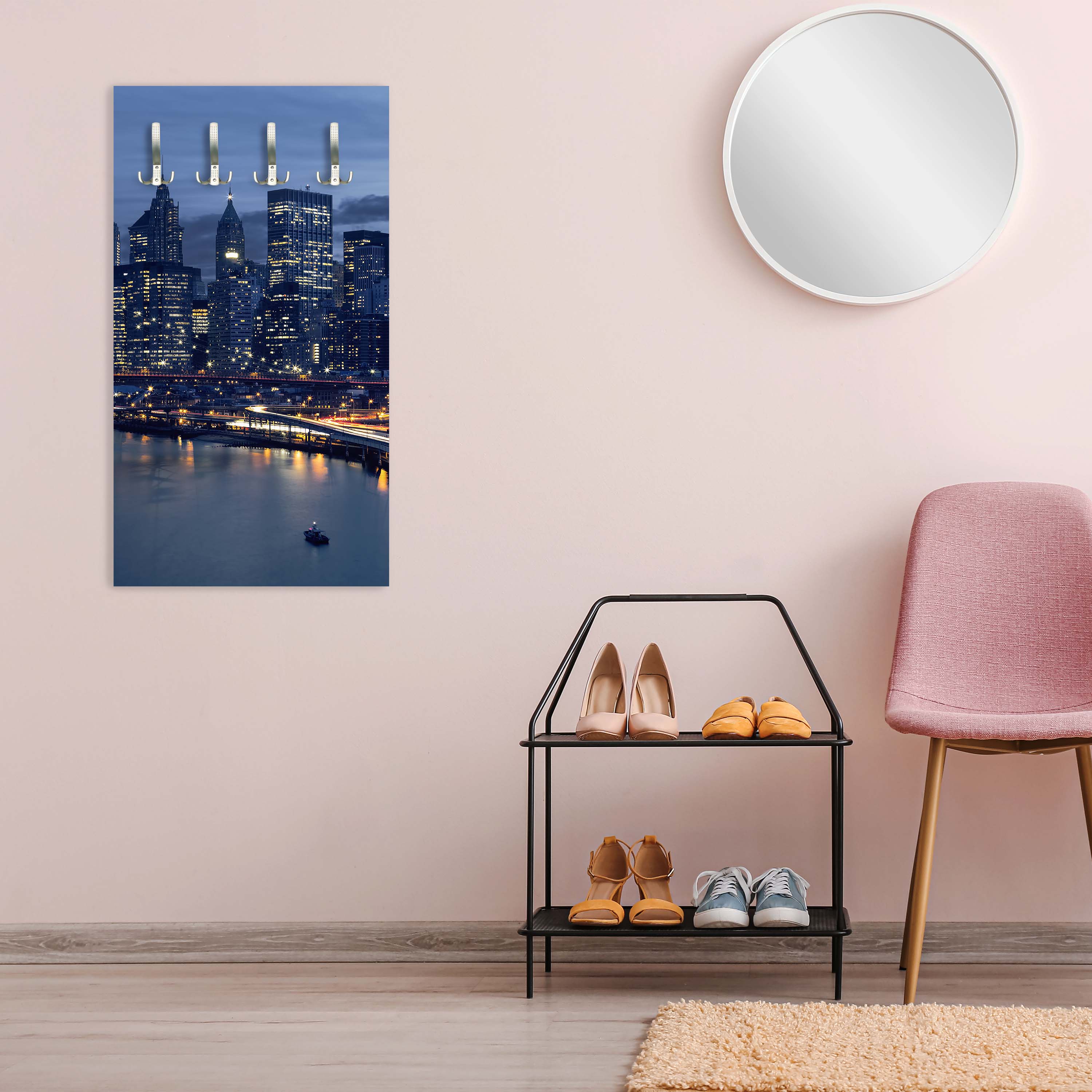 Garderobe Skyline der Innenstadt von New York M0935 entdecken - Bild 2