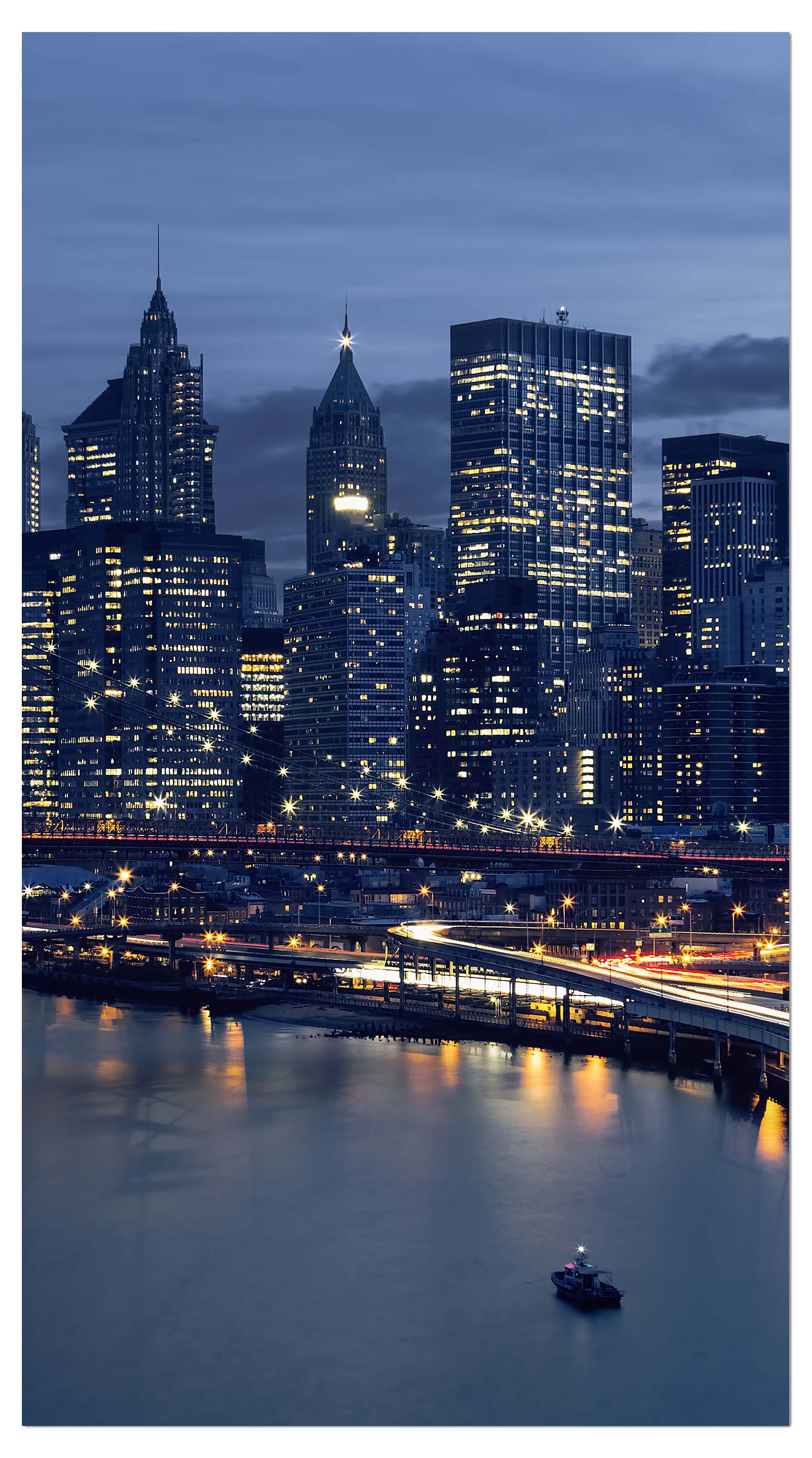 Garderobe Skyline der Innenstadt von New York M0935 entdecken - Bild 4