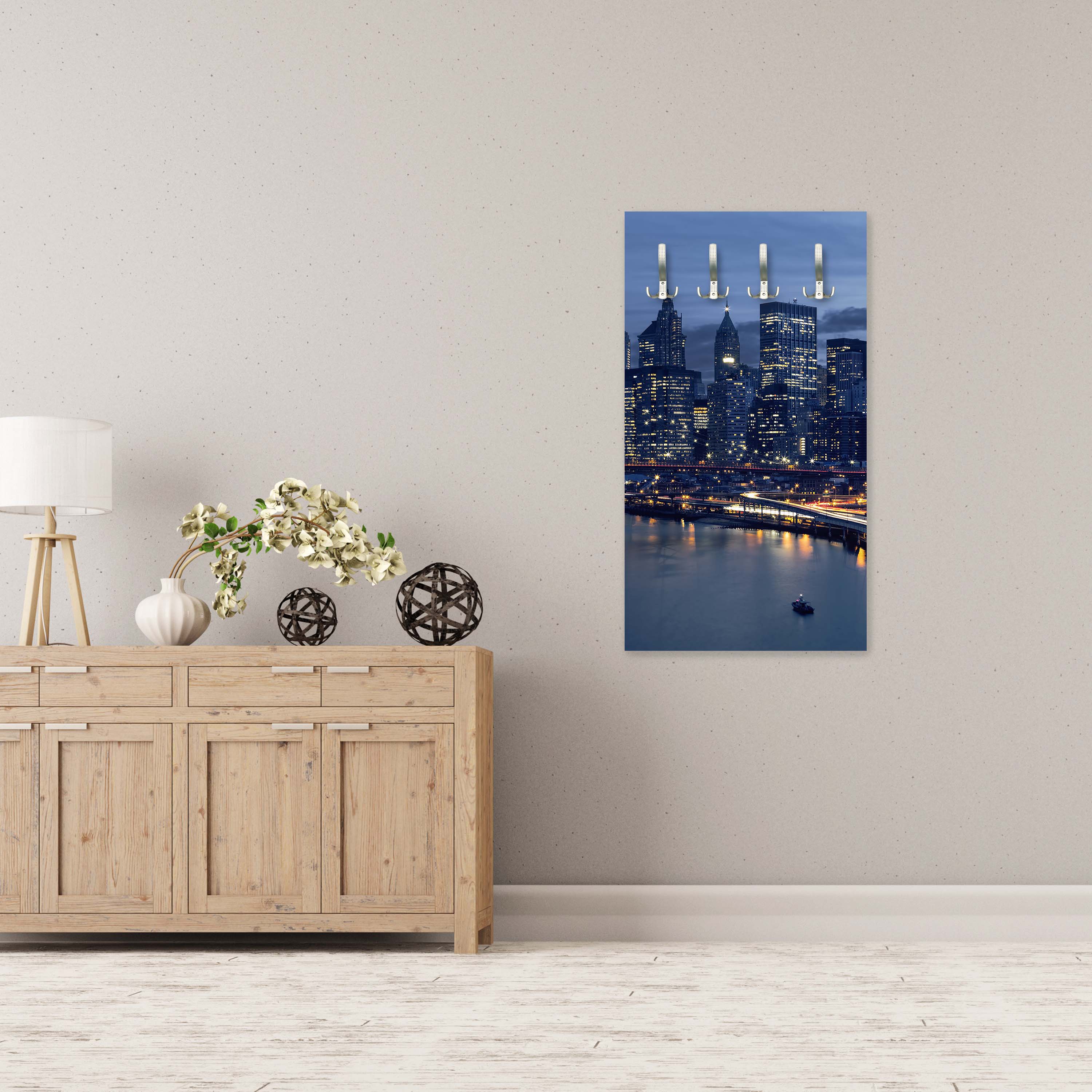 Garderobe Skyline der Innenstadt von New York M0935 entdecken - Bild 5