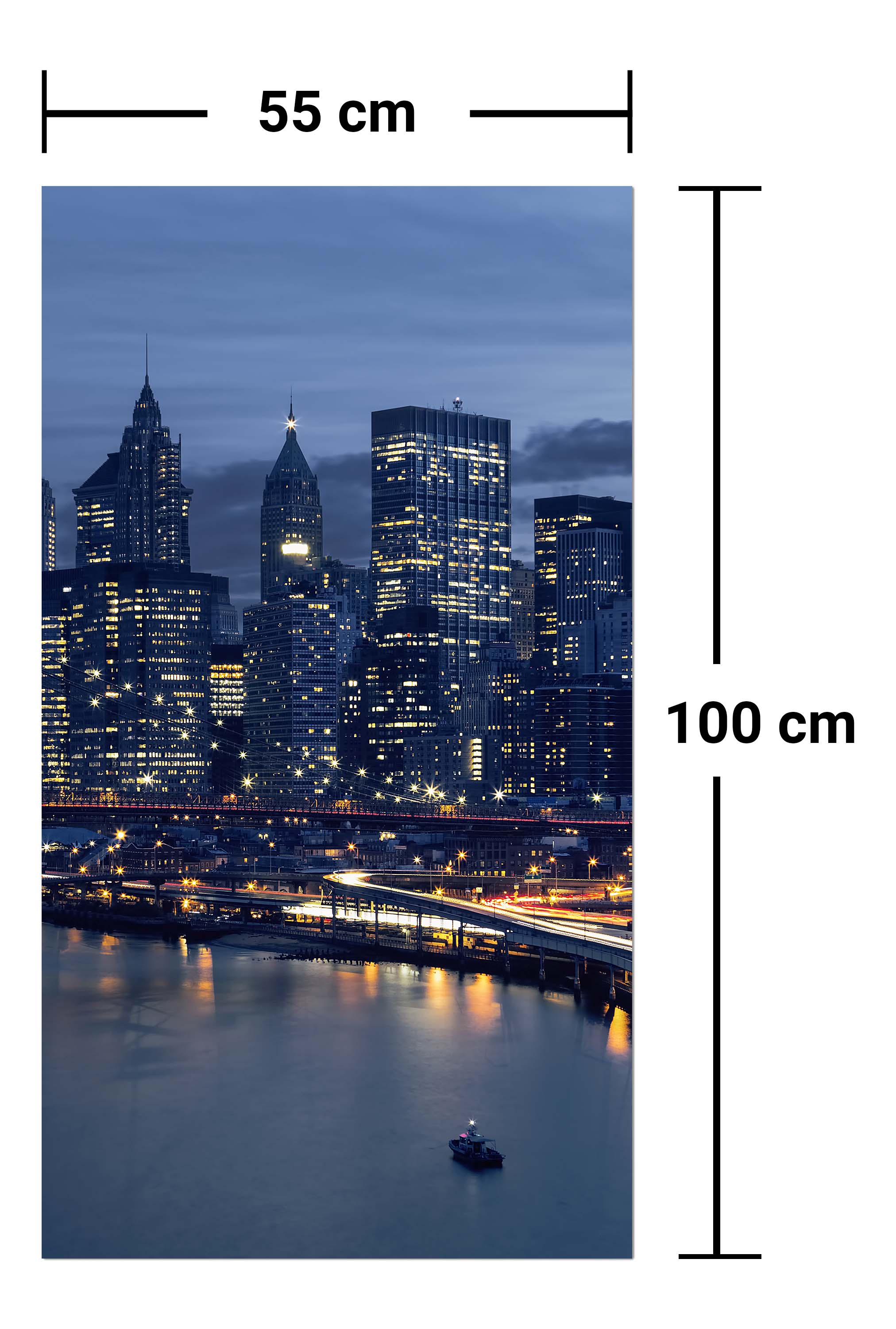 Garderobe Skyline der Innenstadt von New York M0935 entdecken - Bild 7