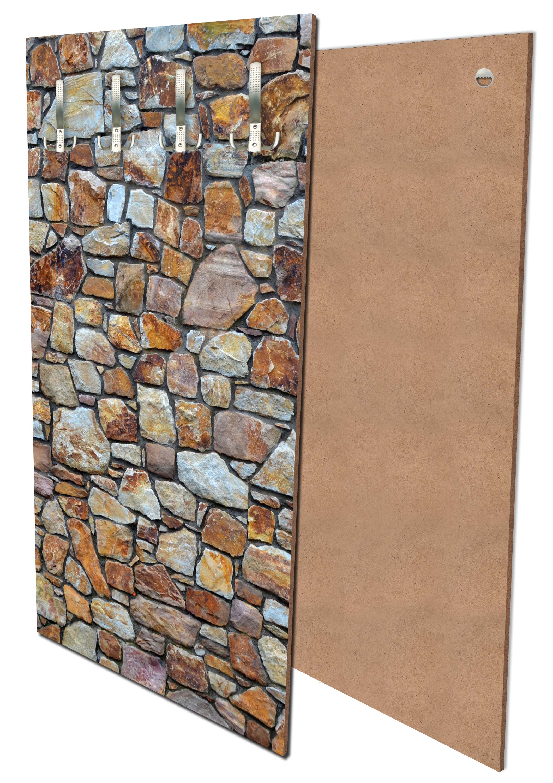 Garderobe Steinmauer aus Natursteinen M0936 entdecken - Bild 1