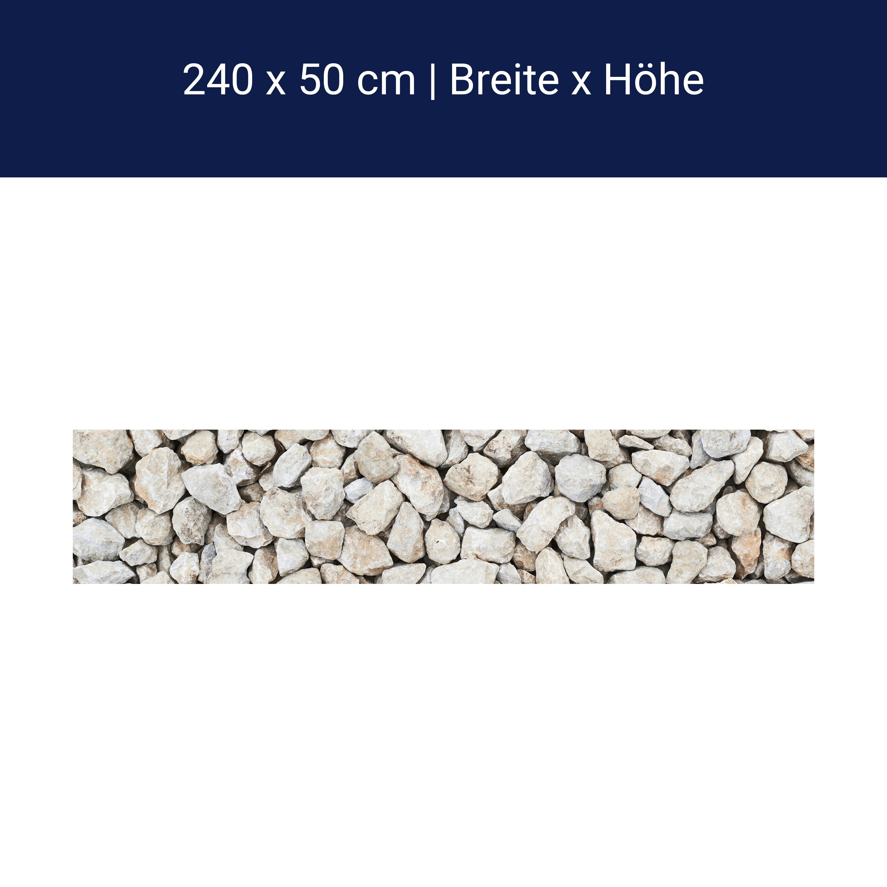 Kitchen splashback Pebble composition M0938