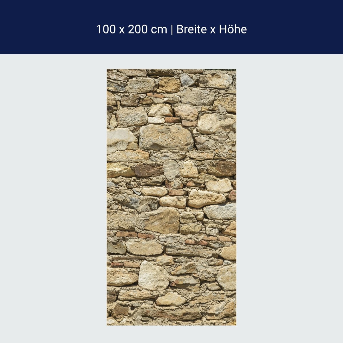 Duschwand Alte Steinmauer M0939