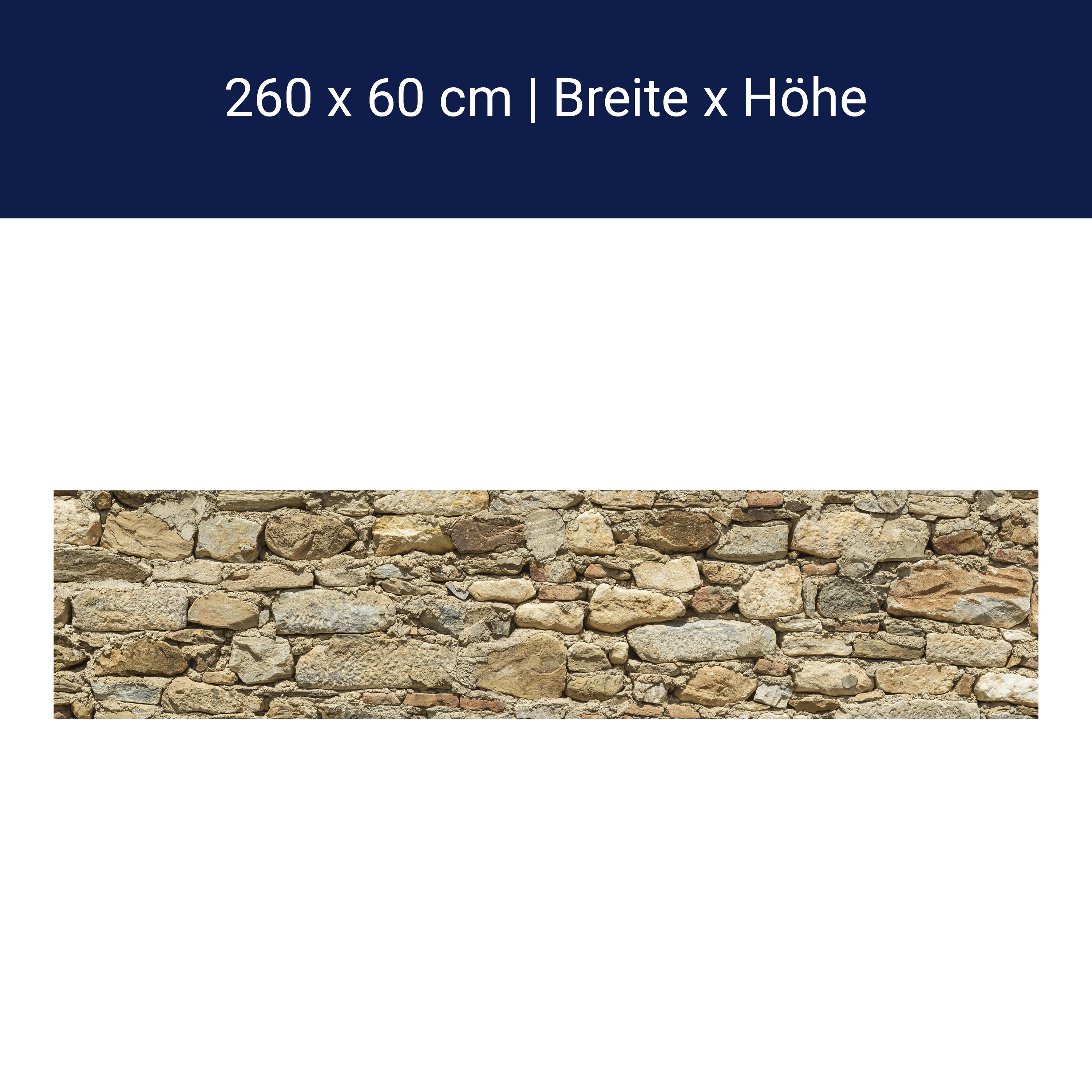 Crédence de cuisine Vieux mur de pierre M0939
