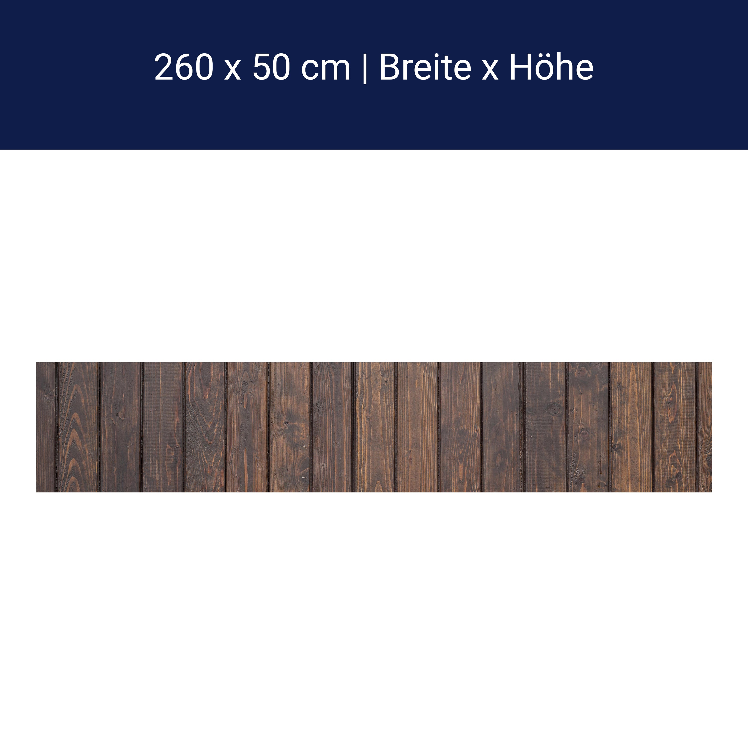 Dosseret de cuisine Mur en bois de pin noir M0941
