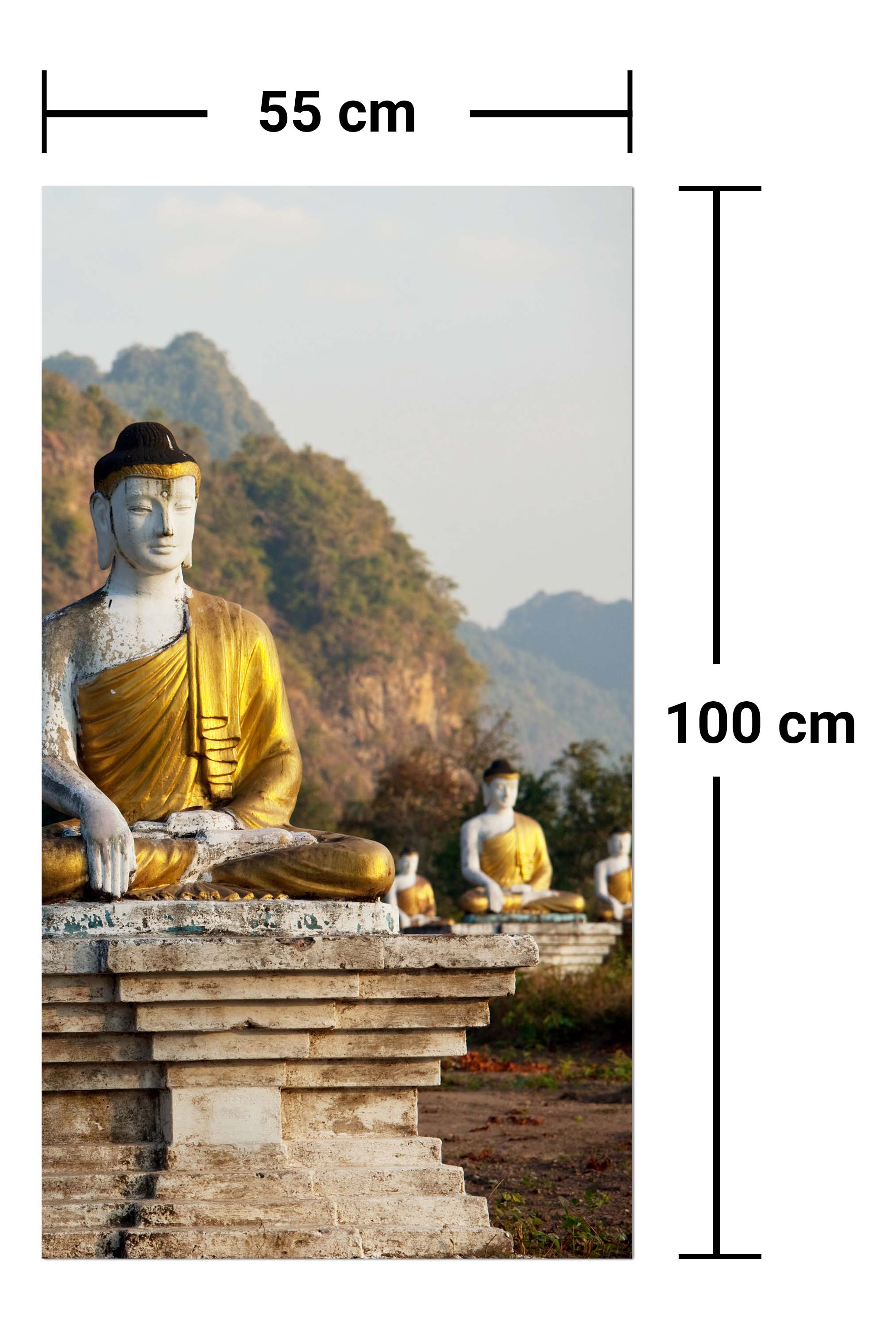 Garderobe Buddhas Statuen M0949 entdecken - Bild 7