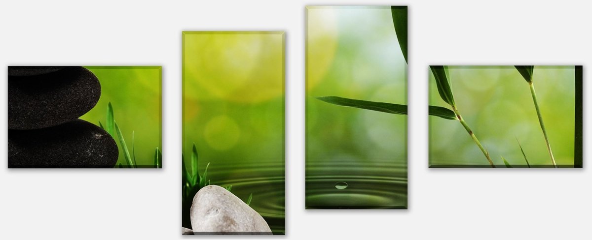 Canvas Print Multi Piece Abstract Asian spa art M0951