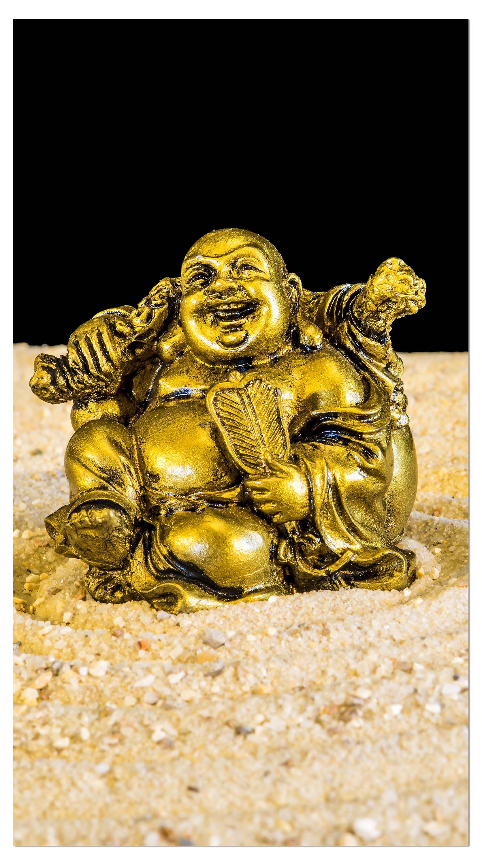 Garderobe Goldener Buddha im Zen-Kreis M0956 entdecken - Bild 4