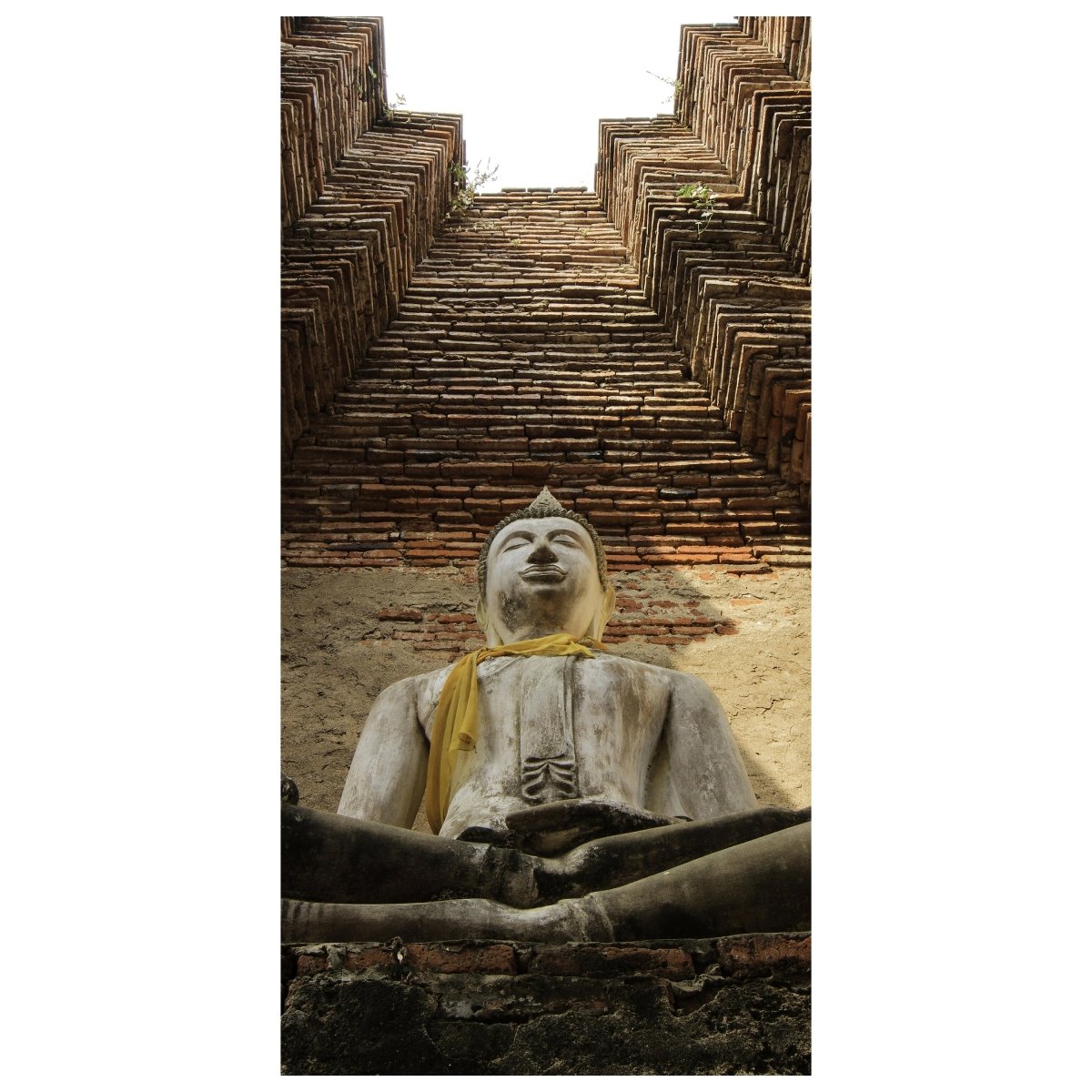 Türtapete Eine große Buddha-Statue M0957 - Bild 2