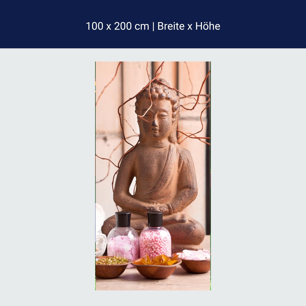 Türtapete Buddha in der Meditation M0960