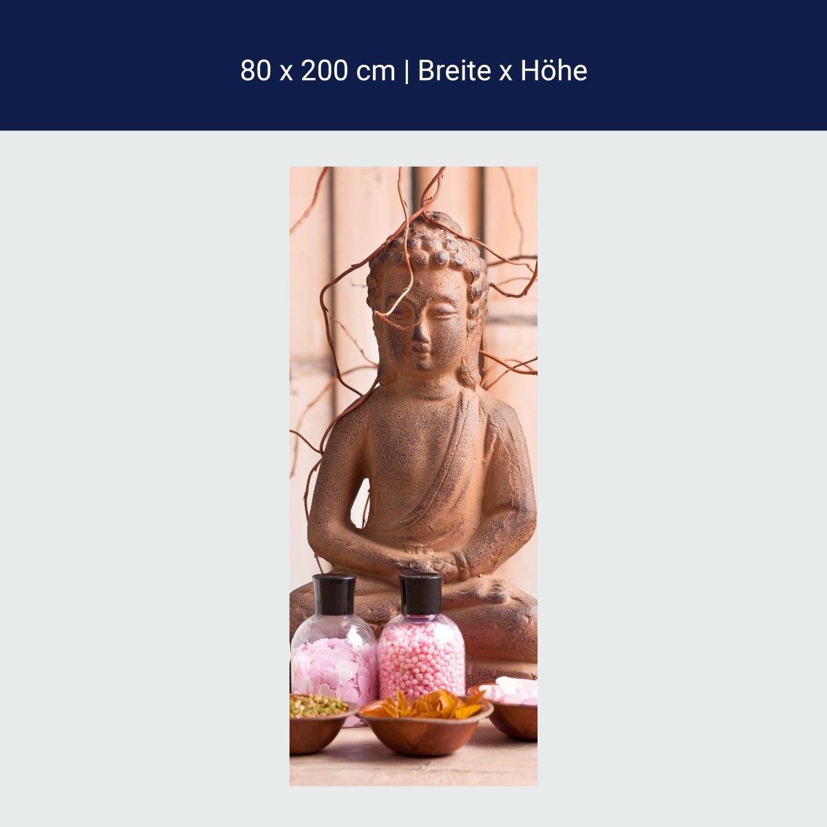 Türtapete Buddha in der Meditation M0960