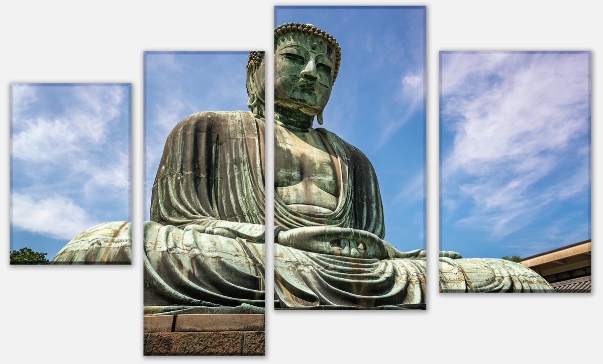 Impression sur toile Le Grand Bouddha de Kamakura M0973