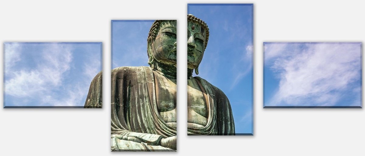 Impression sur toile Le Grand Bouddha de Kamakura M0973