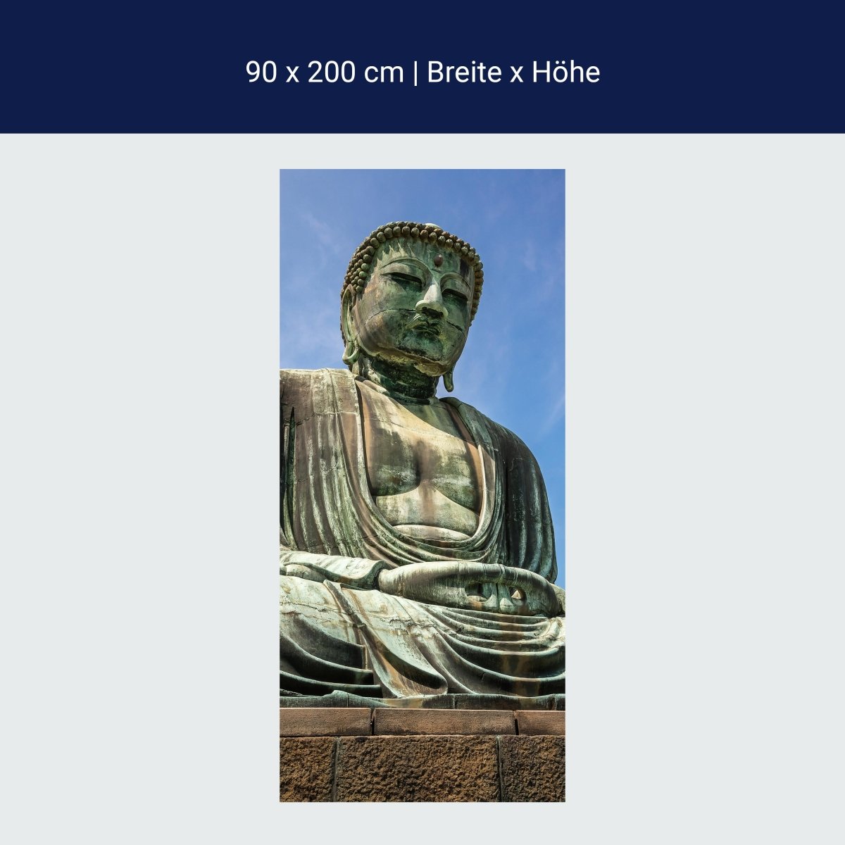 Türtapete Der Große Buddha von Kamakura M0973