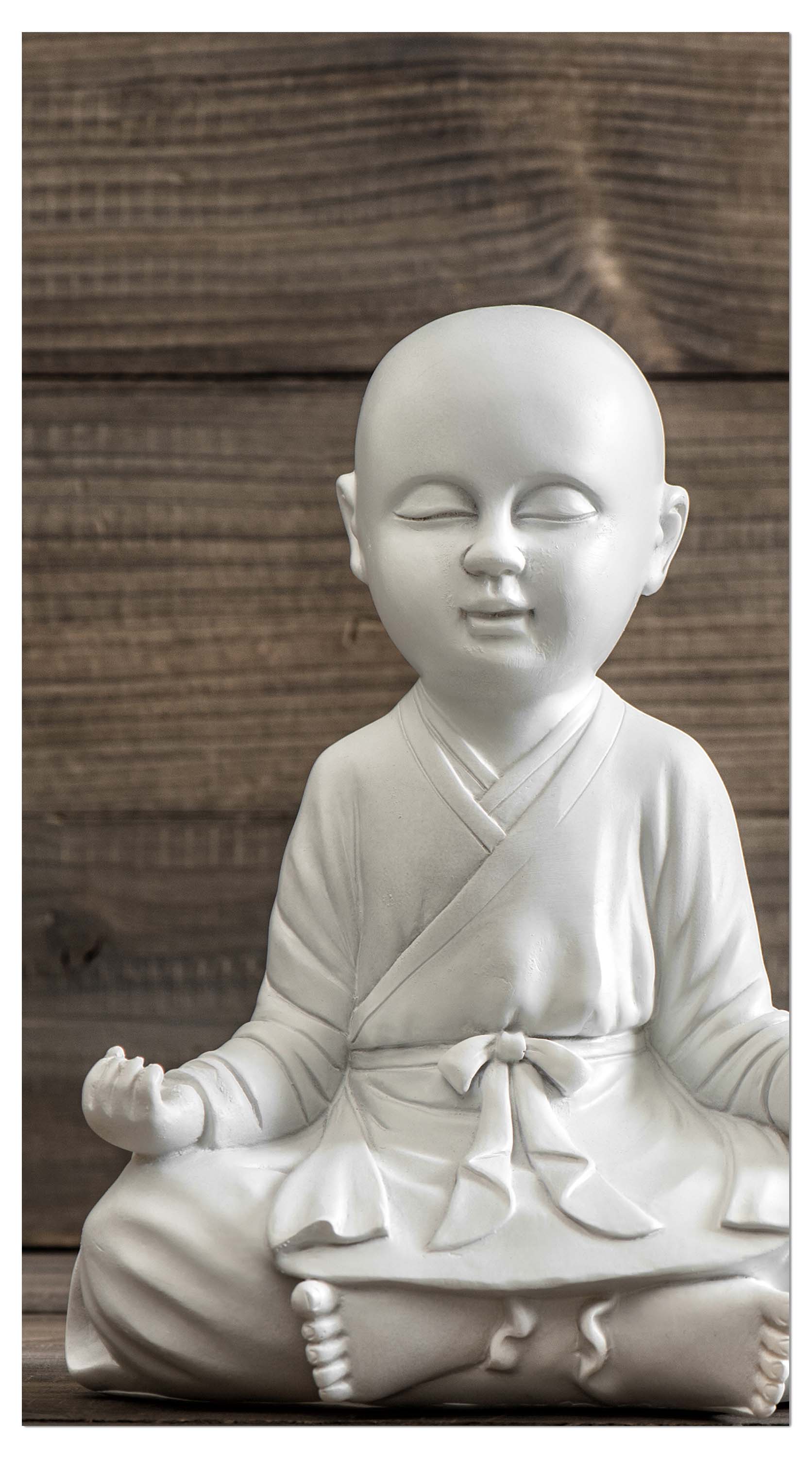 Garderobe Weiß sitzender Buddha M0974 entdecken - Bild 4