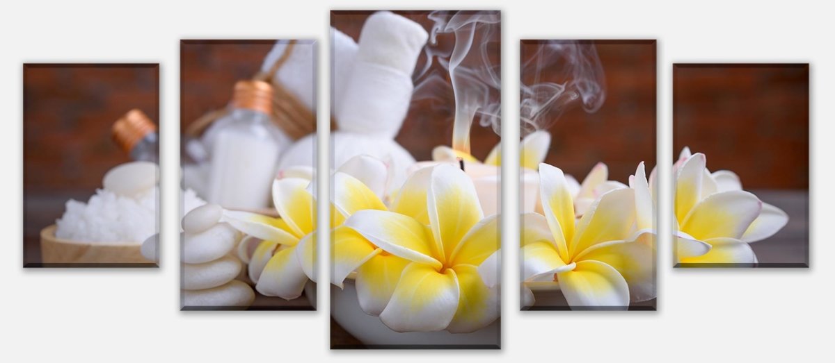 Leinwandbild Mehrteiler Spa Wellness und Behandlung M0978 entdecken - Bild 1