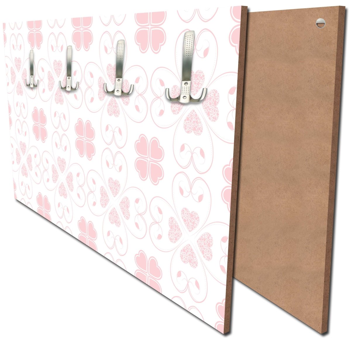 Garderobe Rosa Herzmuster M0995