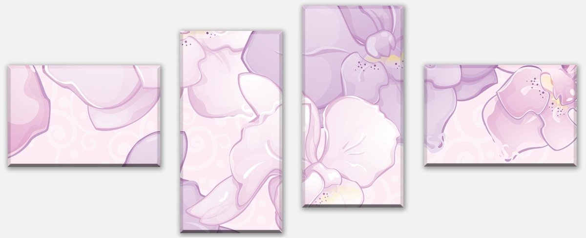 Canvas print Divider Elegant floral motif M0998