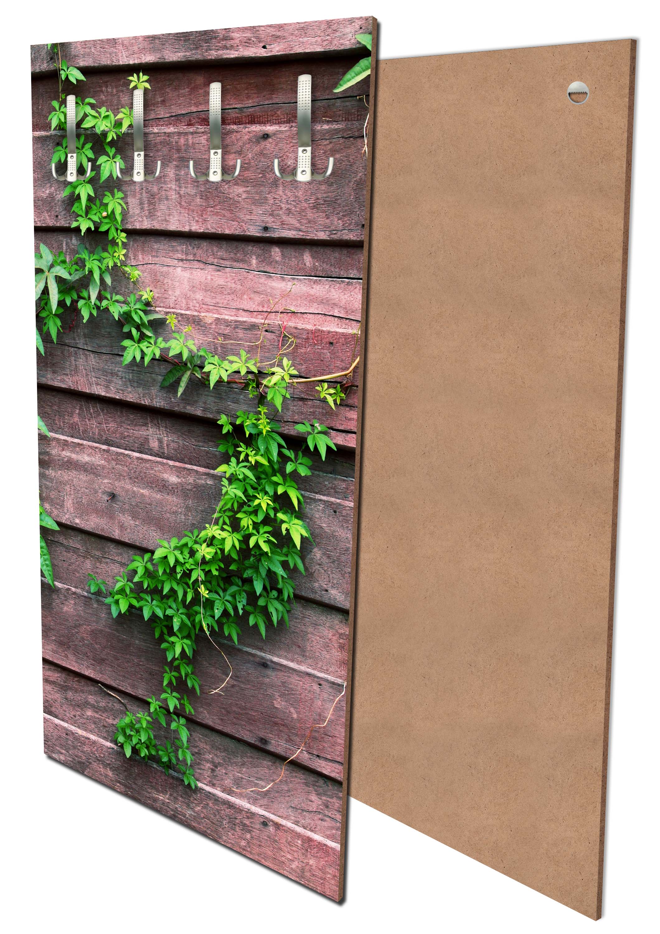 Garderobe Wand mit Kletterpflanze M1004 entdecken - Bild 1