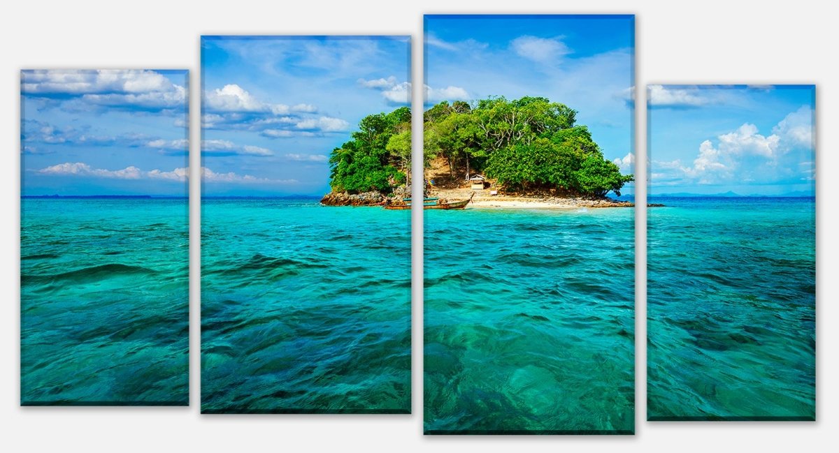 Stretched Canvas Print Tropical Island, Thailand M1008