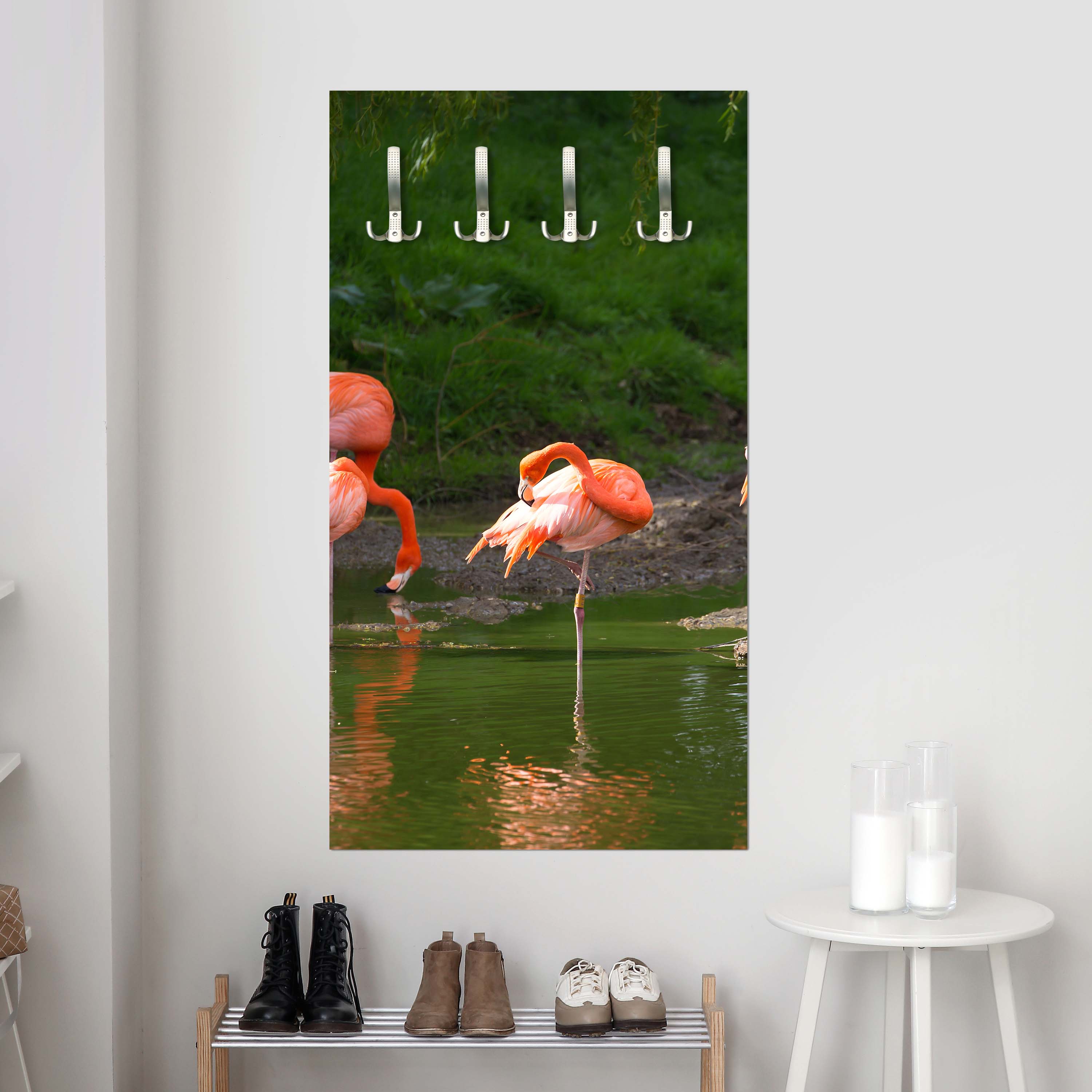Garderobe Flamingos in einem Pool M1009 entdecken - Bild 2