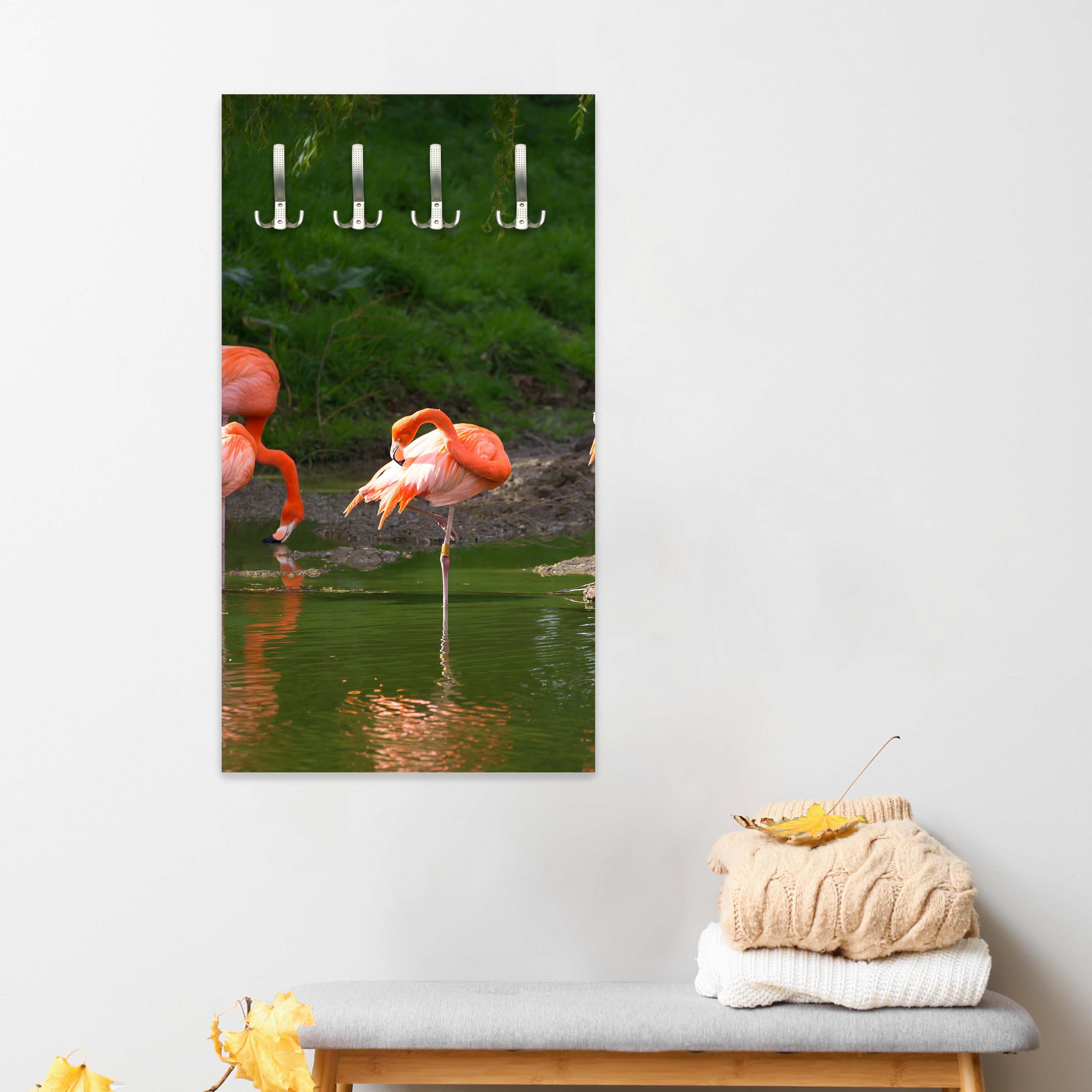 Garderobe Flamingos in einem Pool M1009 entdecken - Bild 5