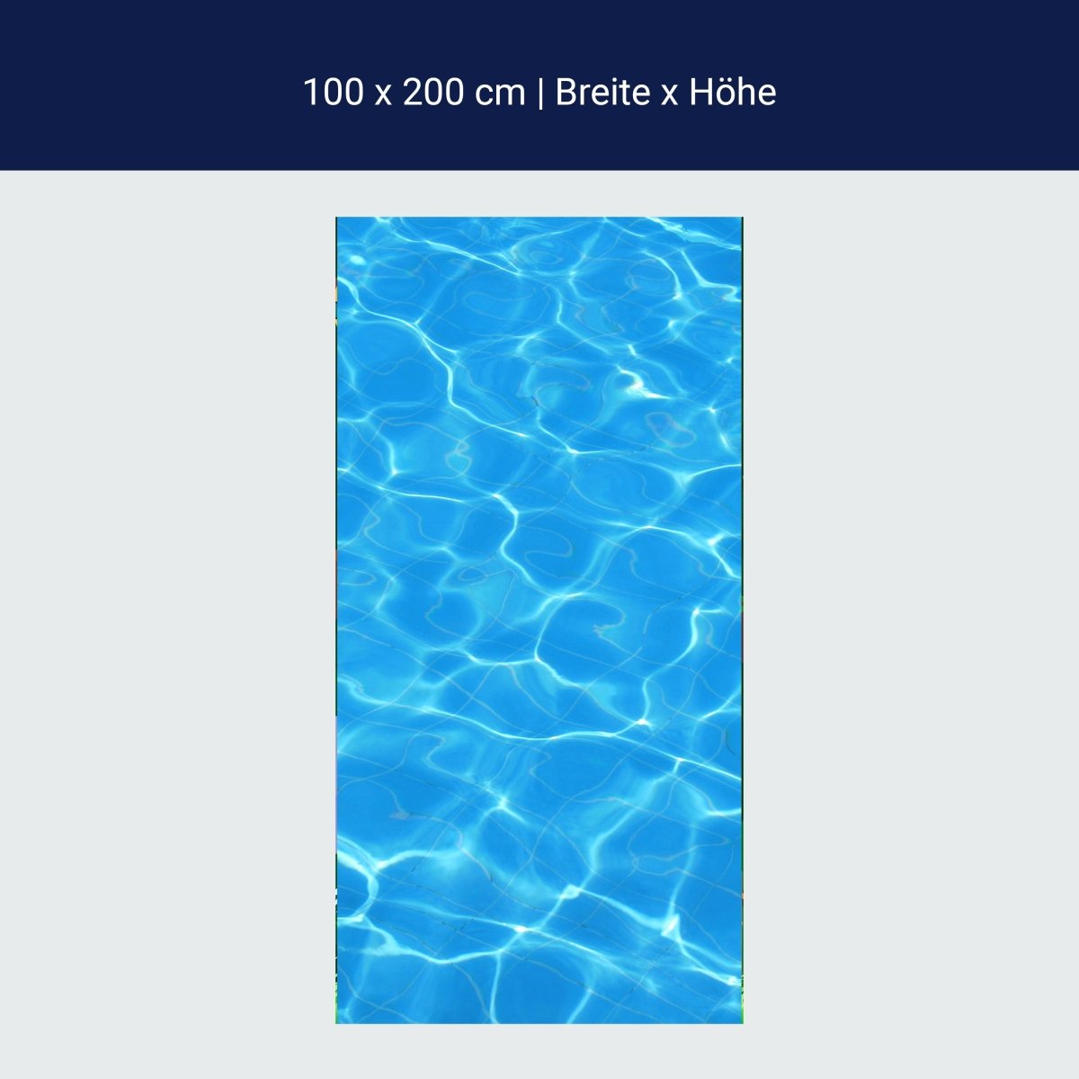 Türtapete Wasser-Pool-Lichteffekt M1010