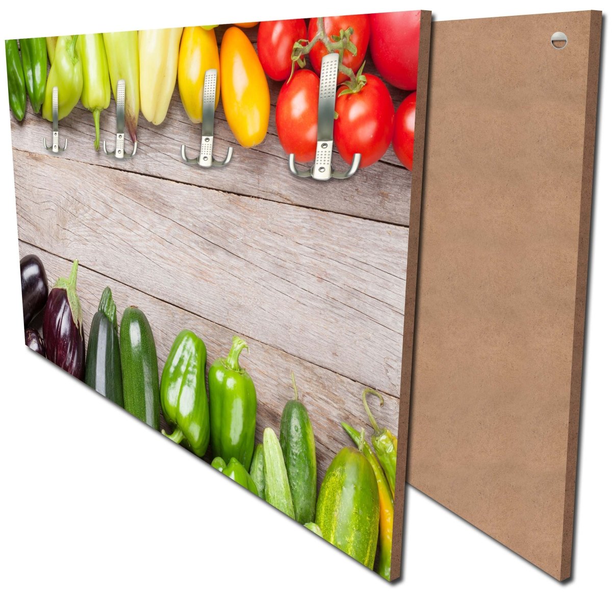 Wardrobe Fresh vegetables on a wooden table M1012