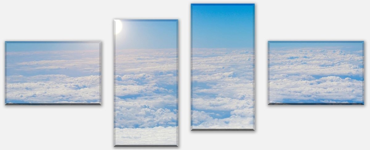 Stretched canvas print Cloudy Ground M1016