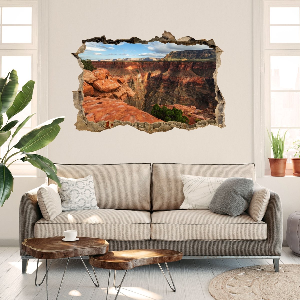 3D Wall Sticker The Grand Canyon - Wall Decal M1017