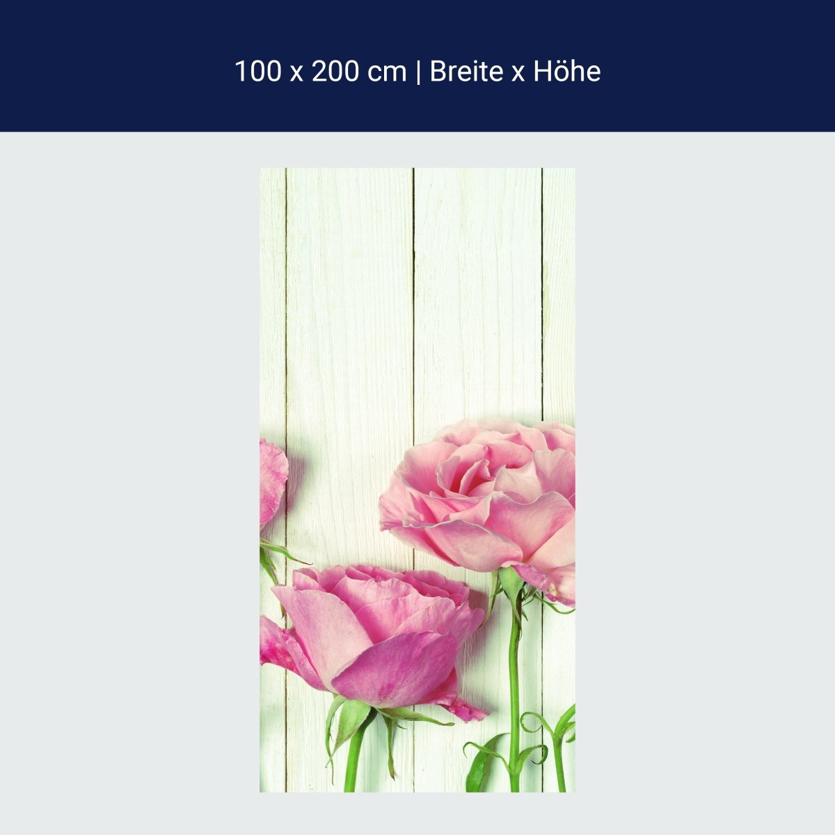Paroi de douche Fresh Garden Roses M1021