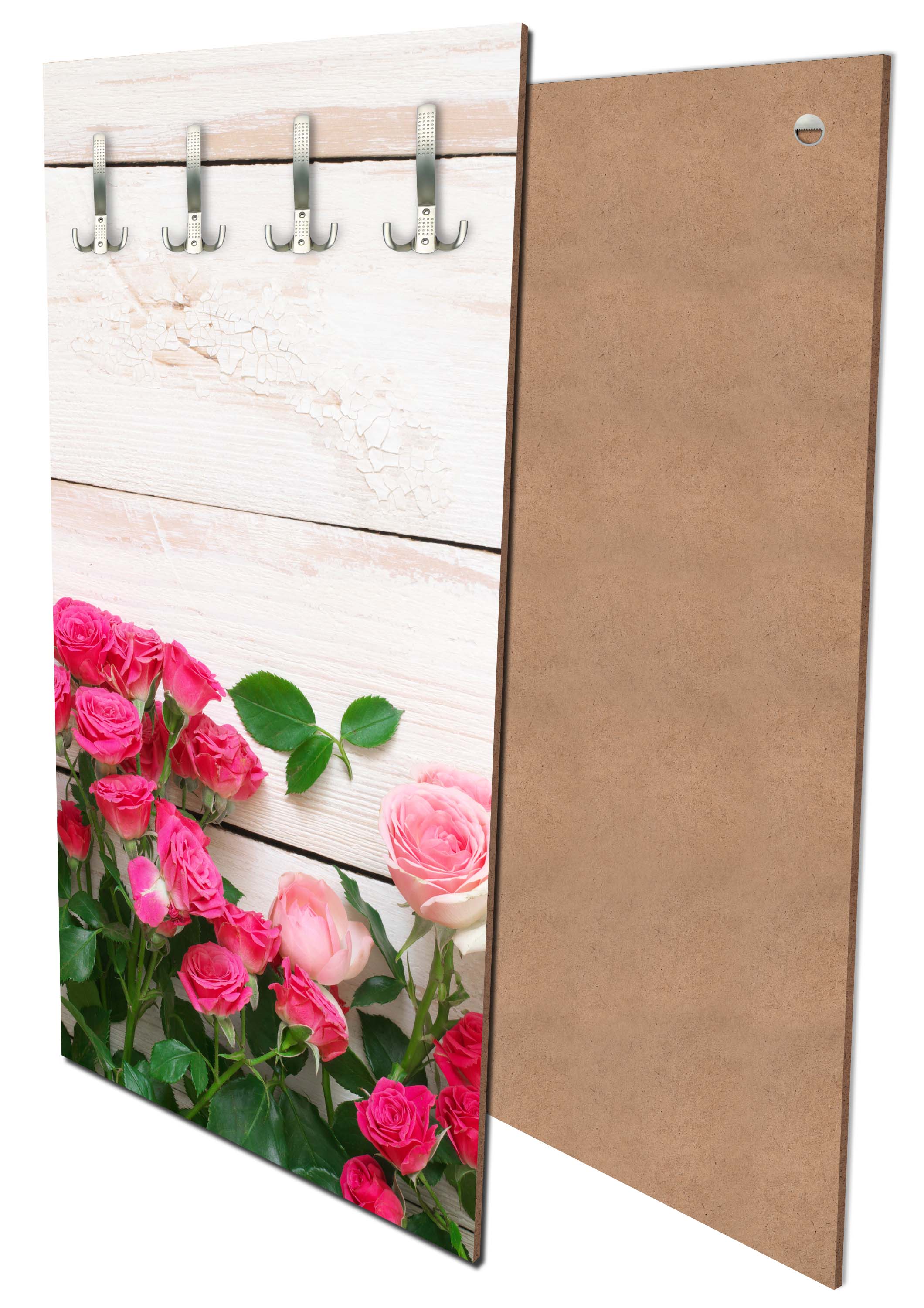 Garderobe Rosa und karminrote Rosen M1034 entdecken - Bild 1