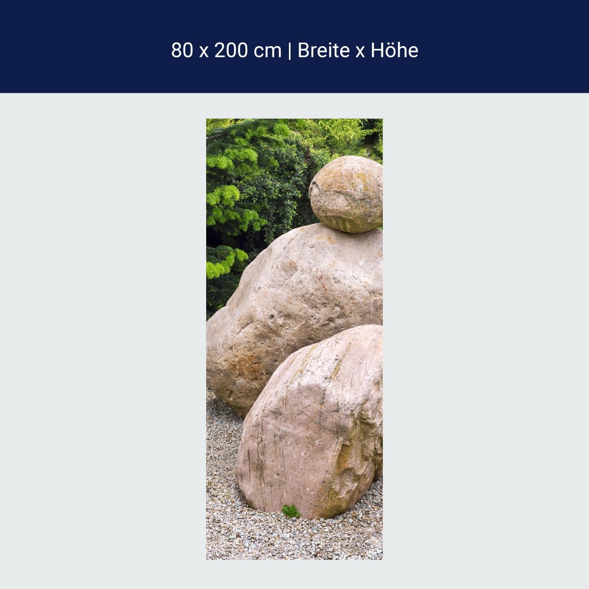 Türtapete Japanischer Zen-Steingarten M1036